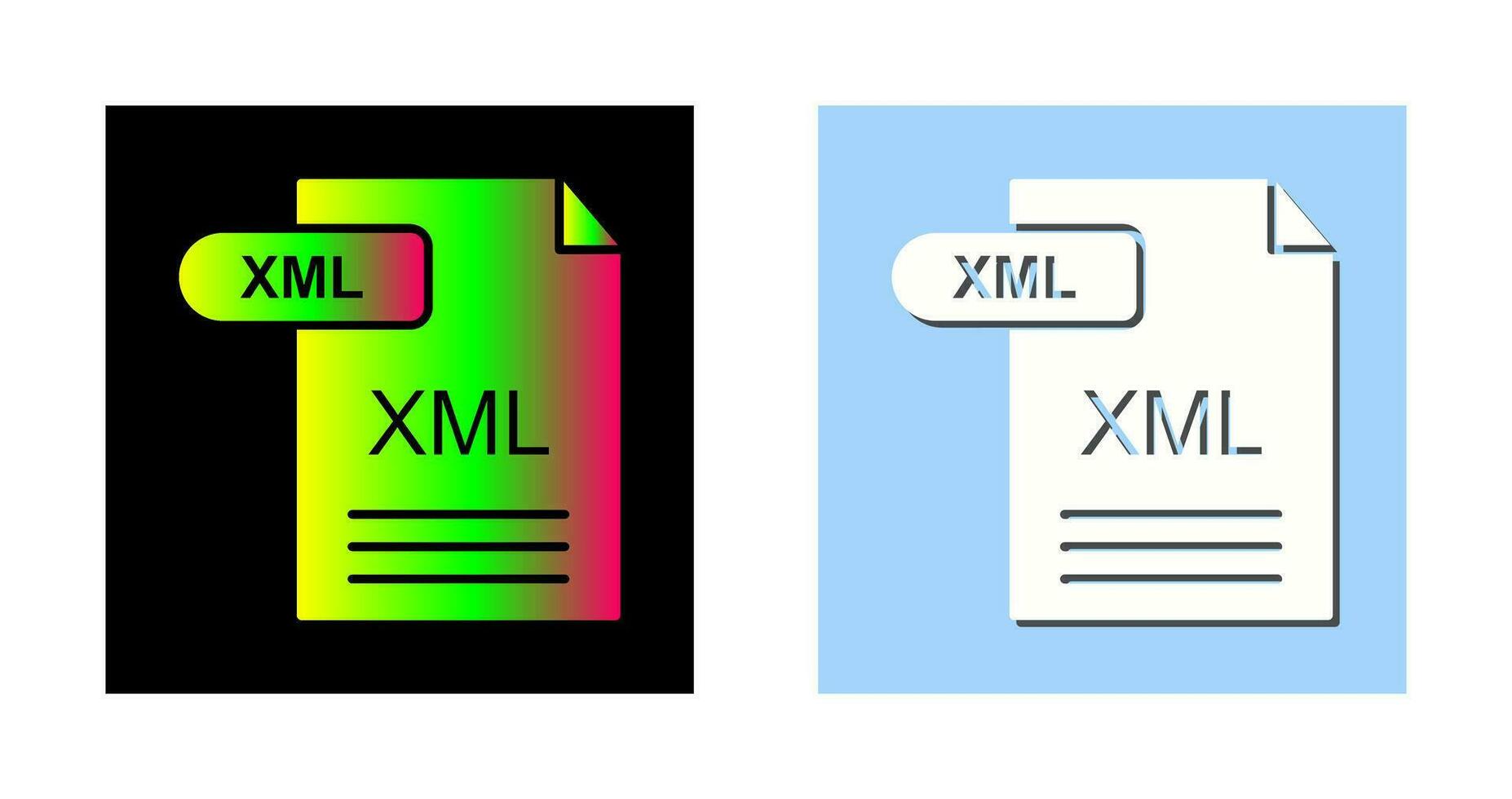 XML Vector Icon