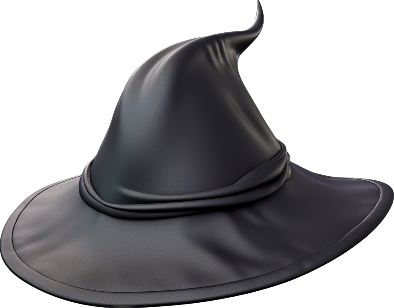 Witch hat png with AI generated.