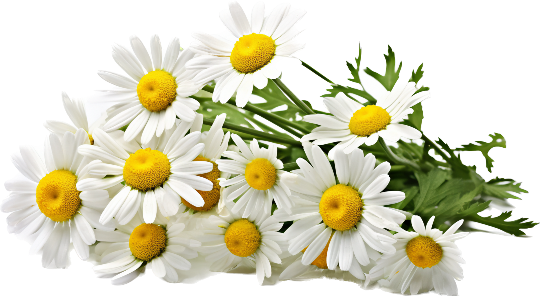 Chamomile png with AI generated.