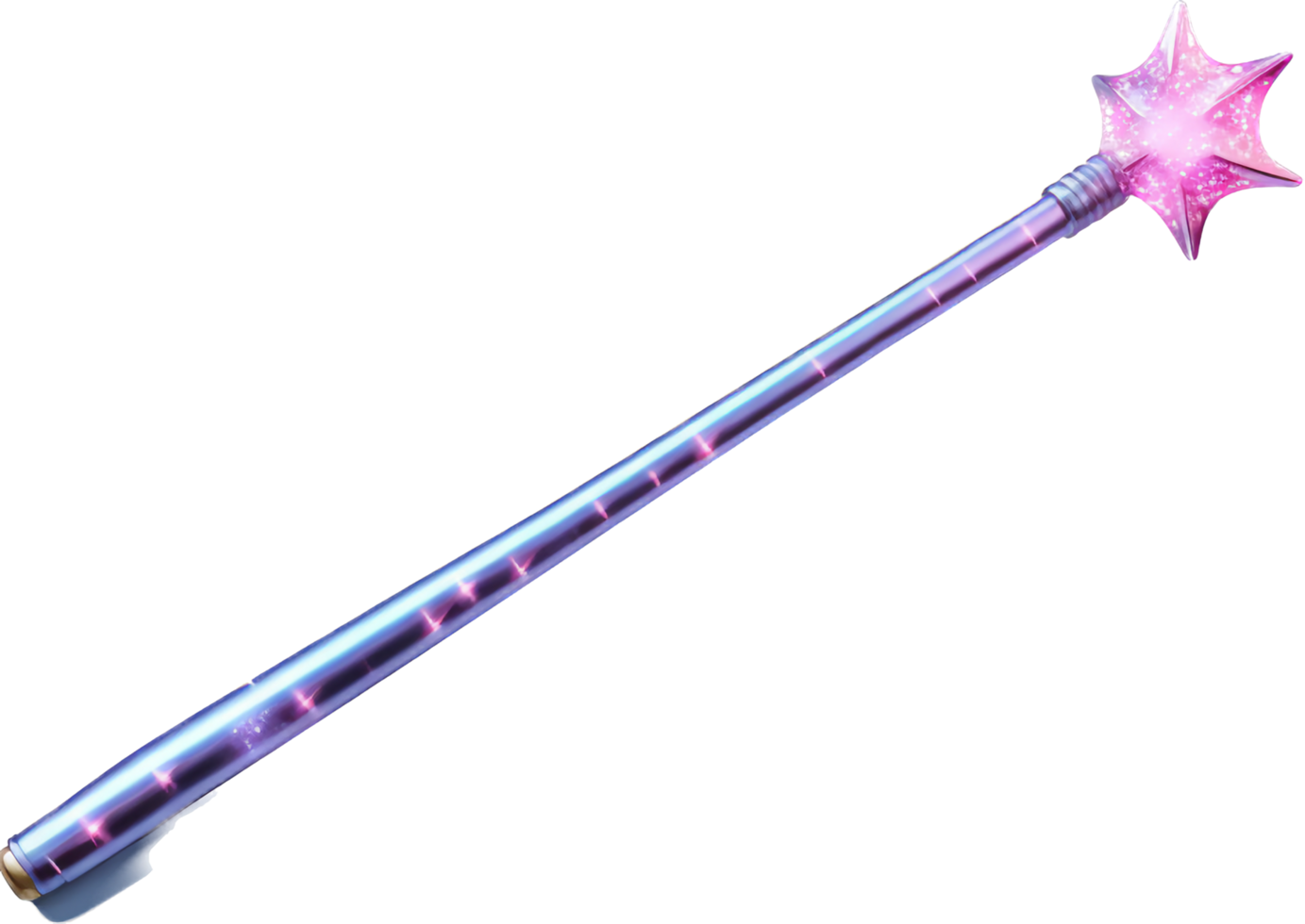 Magic wand png with AI generated.