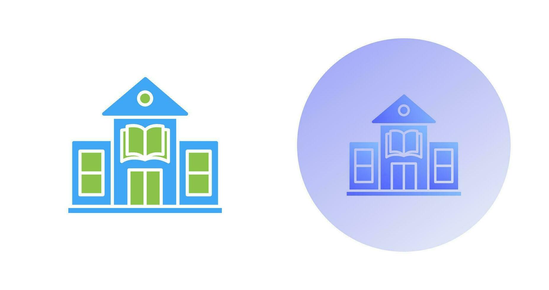 Library Building Vector Icon