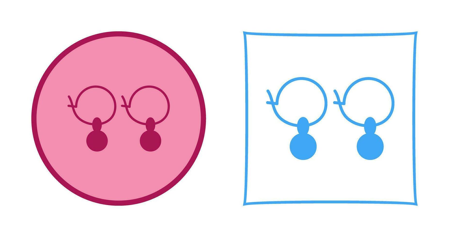 Earrings Vector Icon