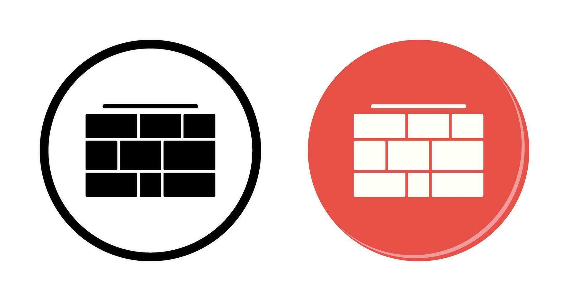 Brick wall Vector Icon