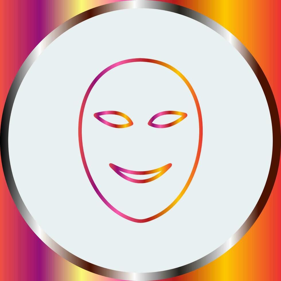 Ancient Face Mask Vector Icon