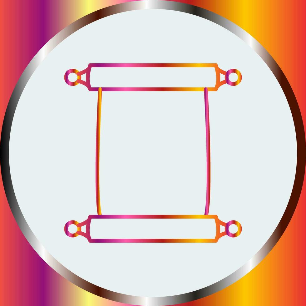Scroll of Paper Vector Icon