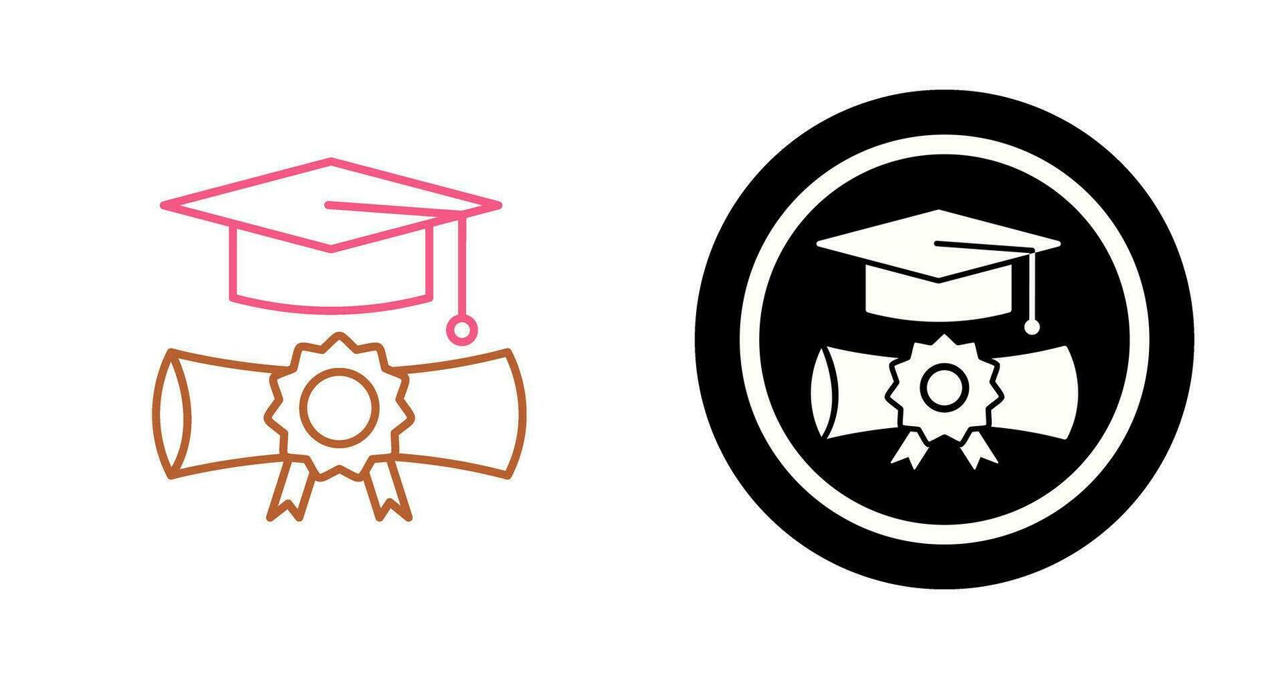 icono de vector de graduación