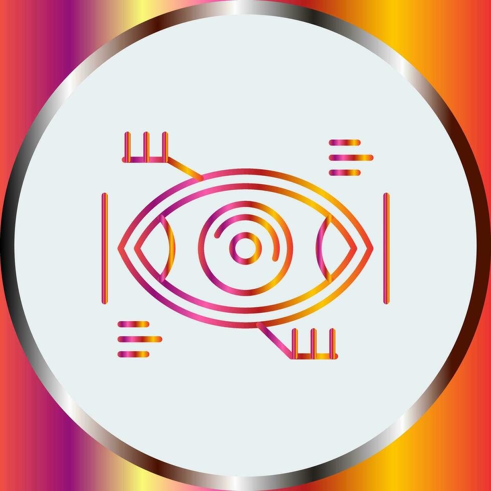 Eye Recongnition Vector Icon