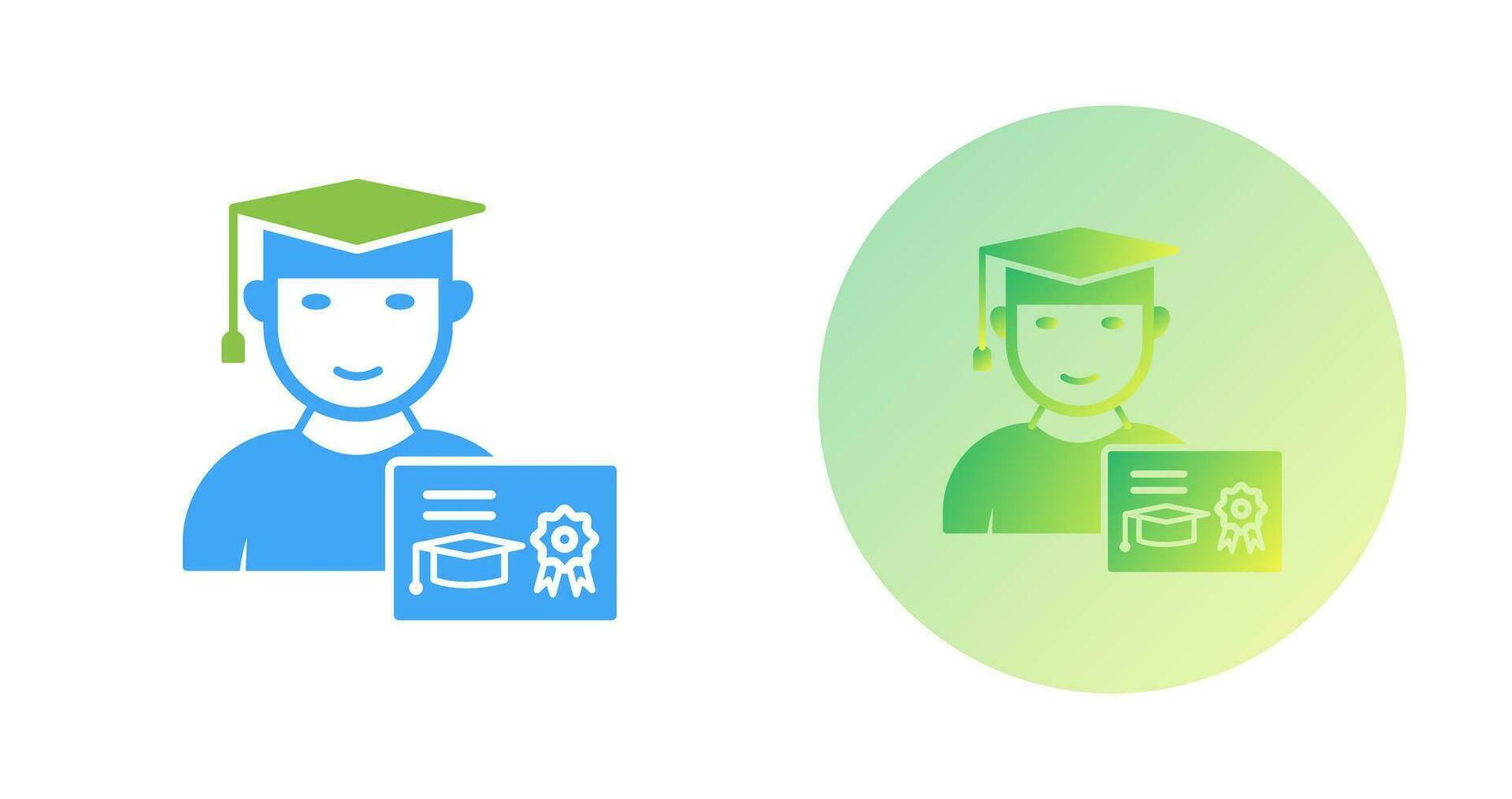 Unique Receiving Degree Vector Icon