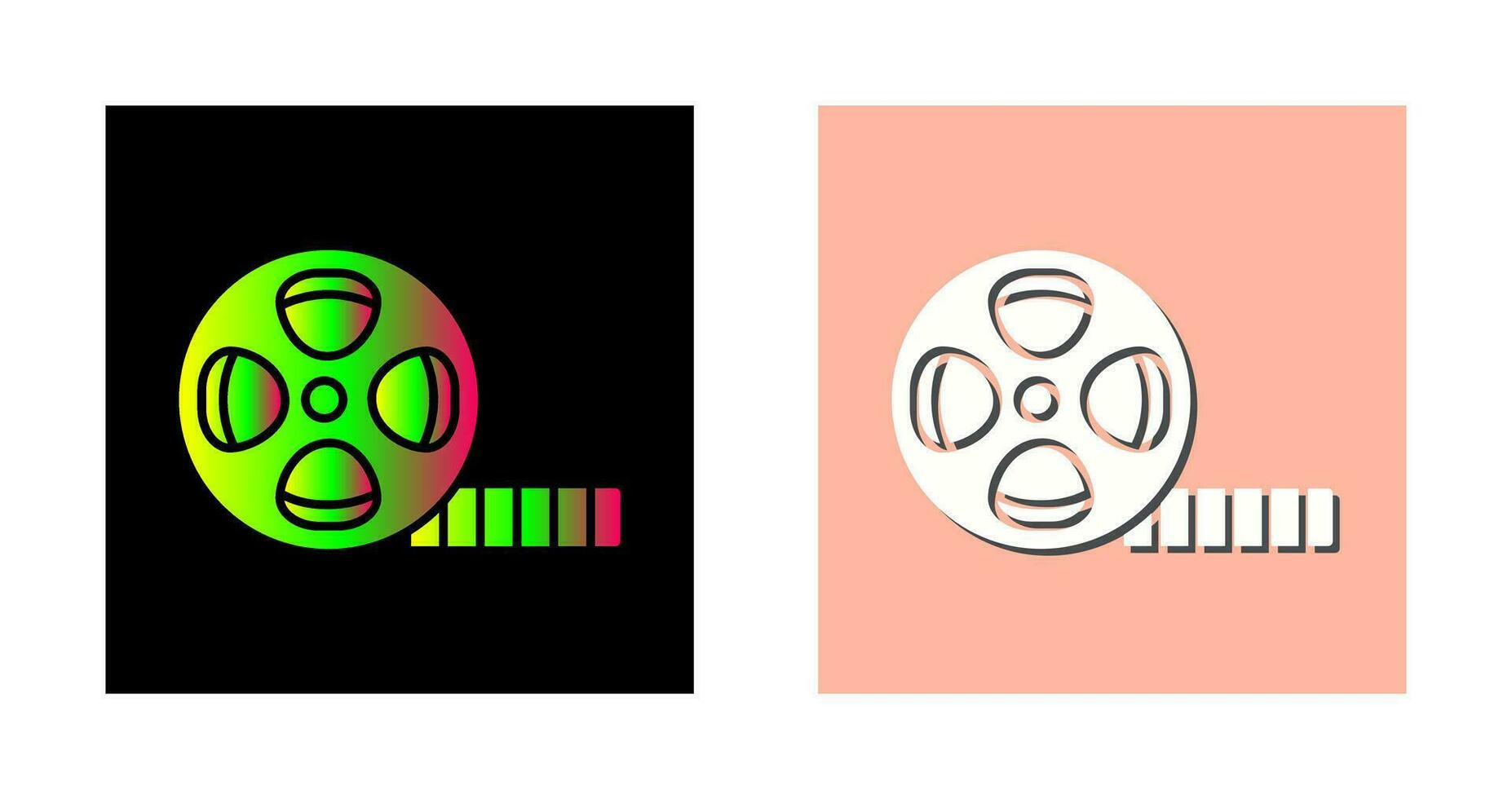 Film Reel Vector Icon