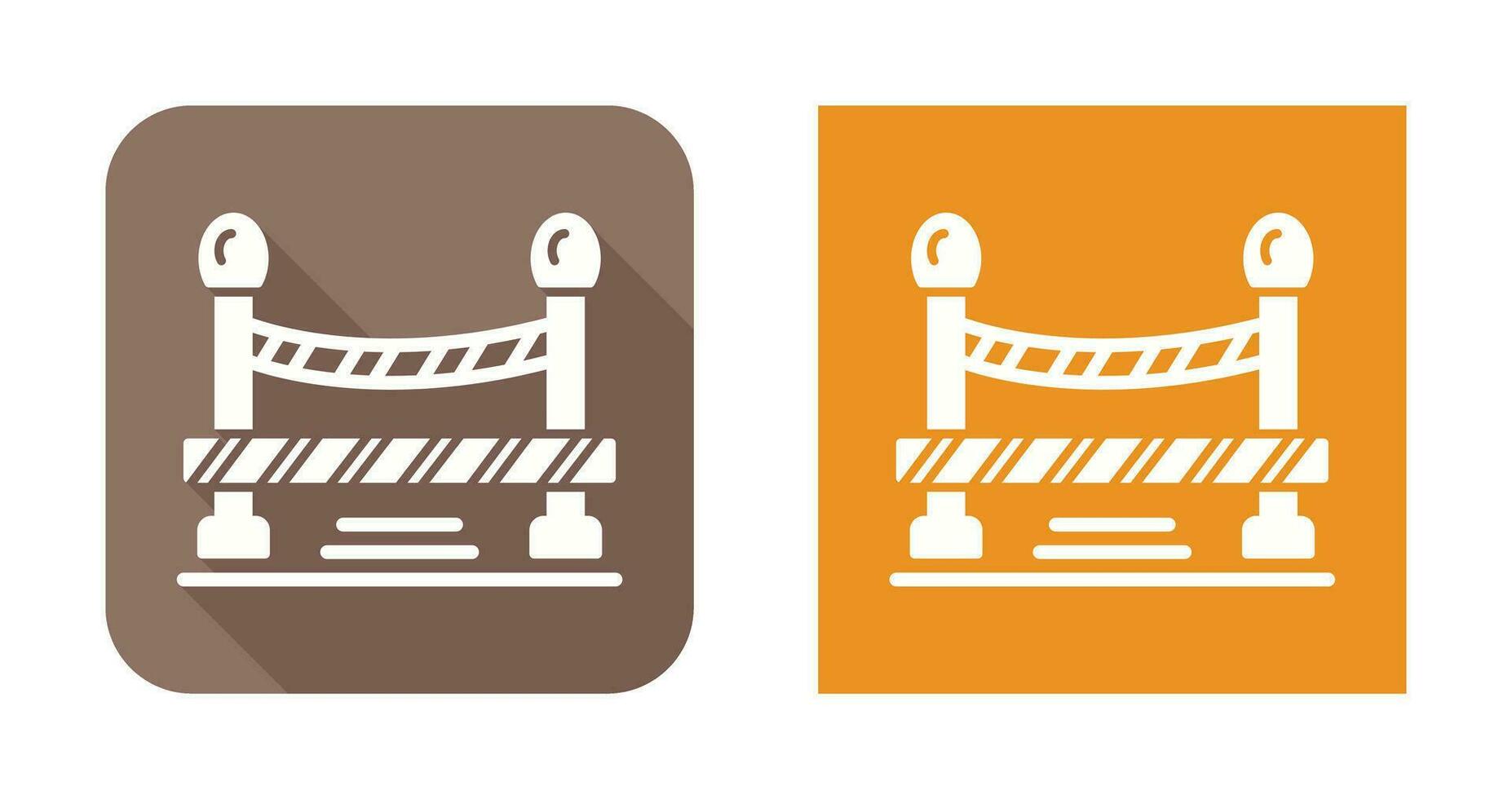 Do Not Cross Line Vector Icon