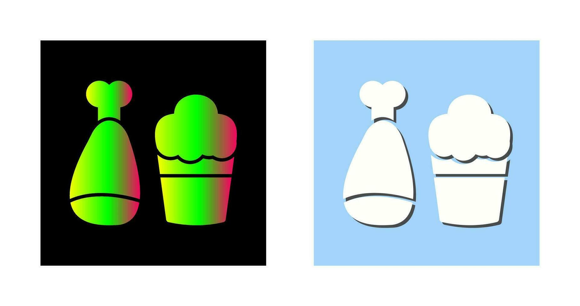 Food and Beer Vector Icon