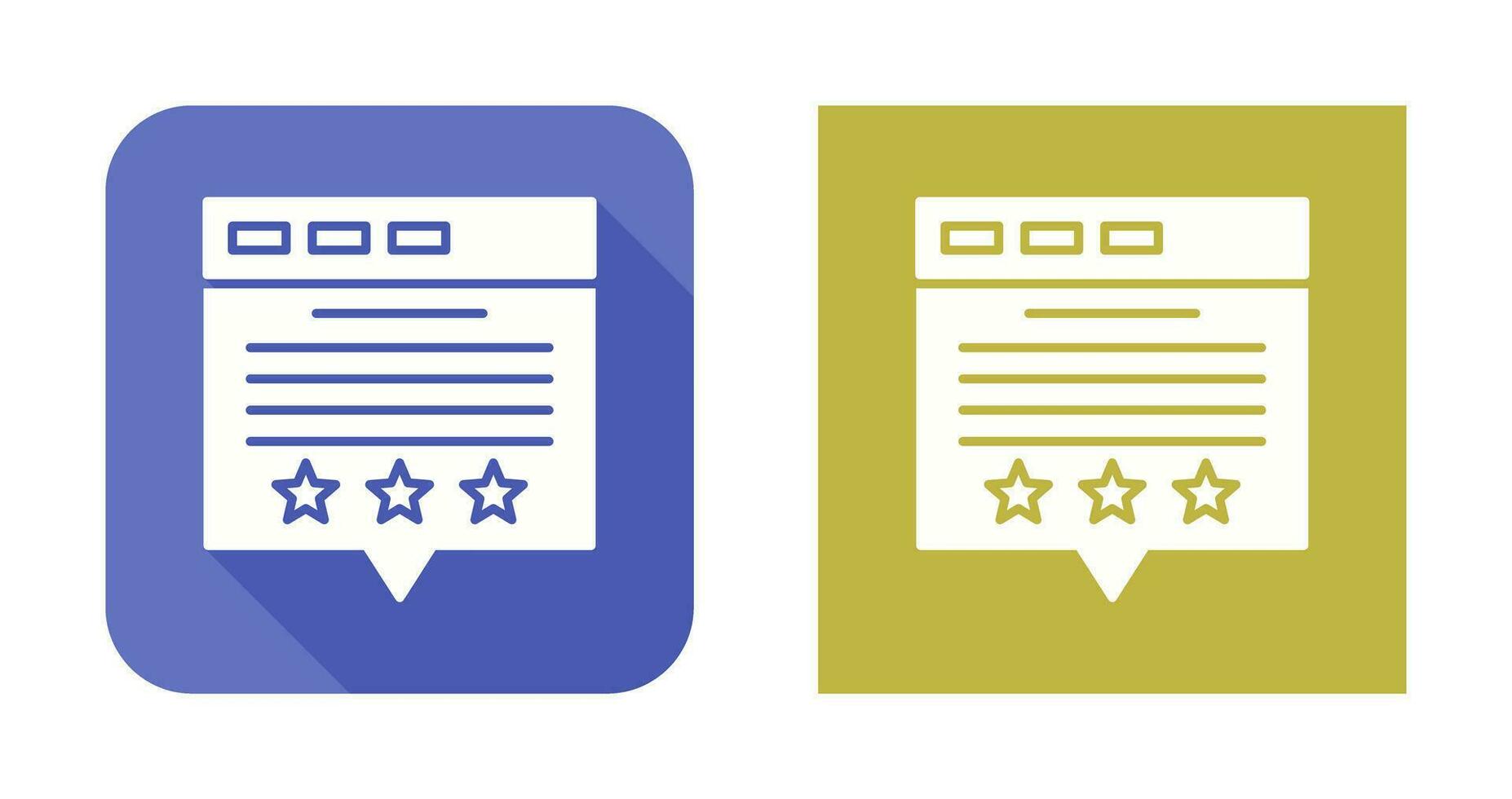 Review Vector Icon