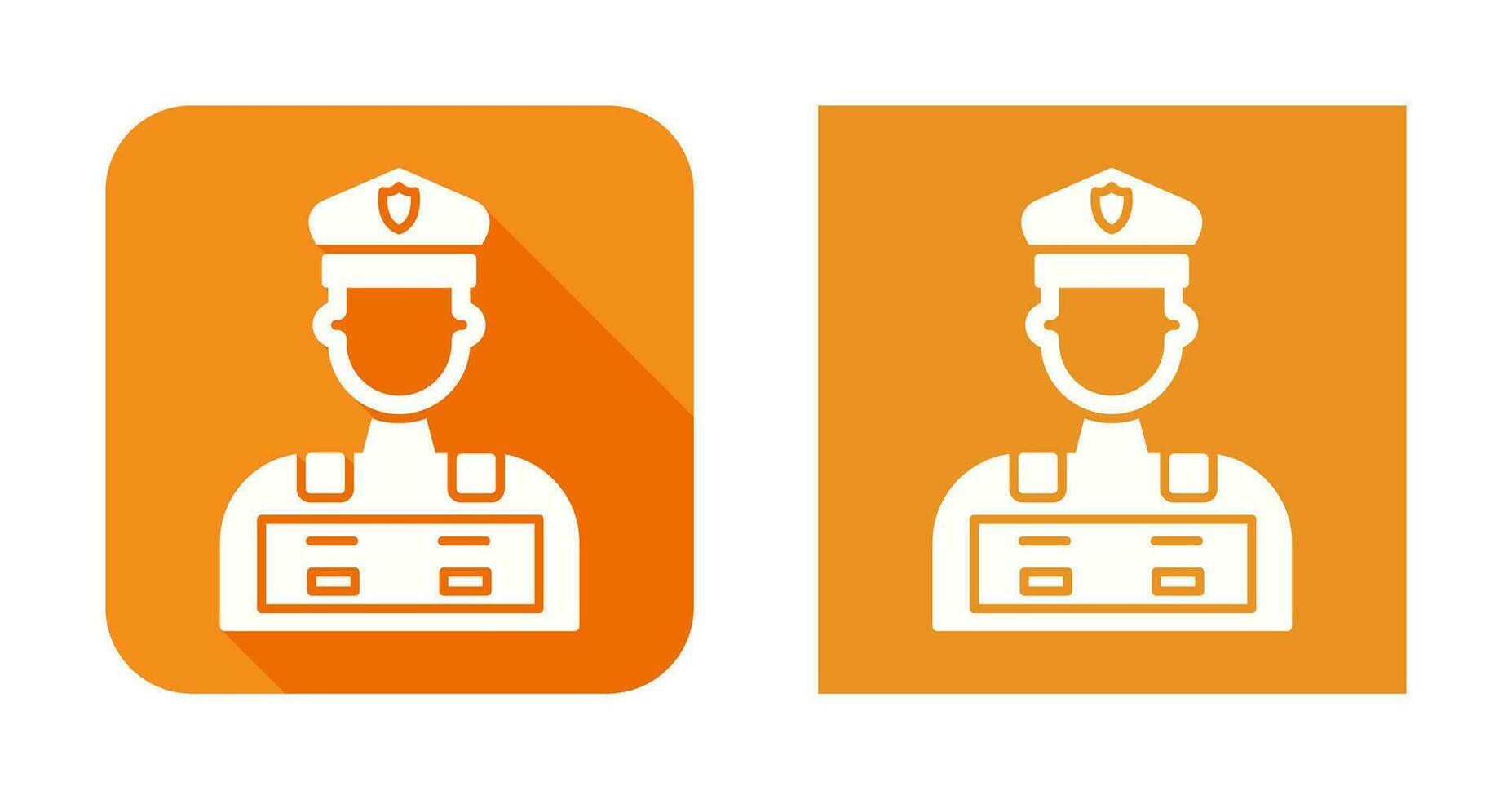 Police Man Vector Icon