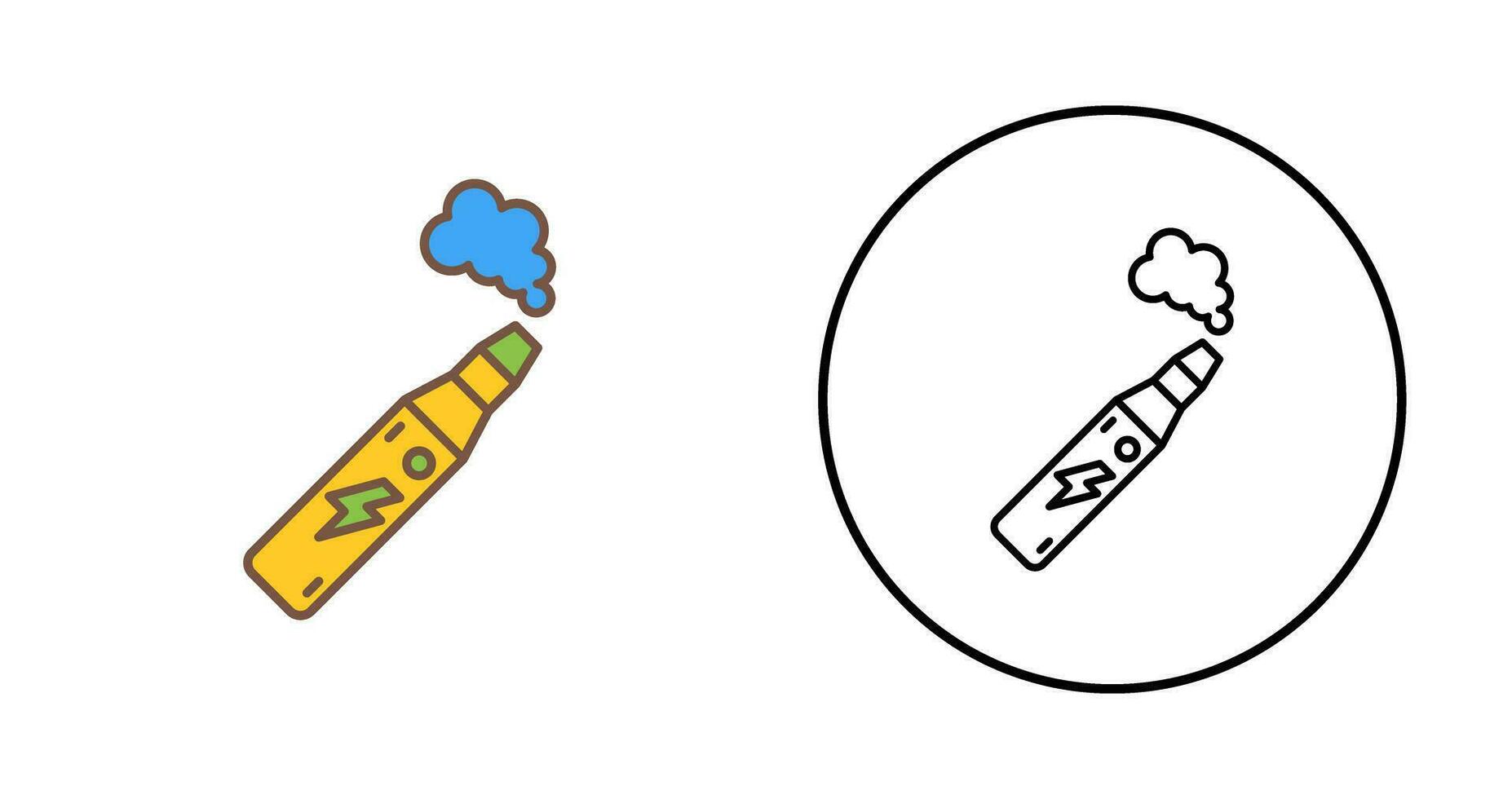 Electronic Cigarette Vector Icon