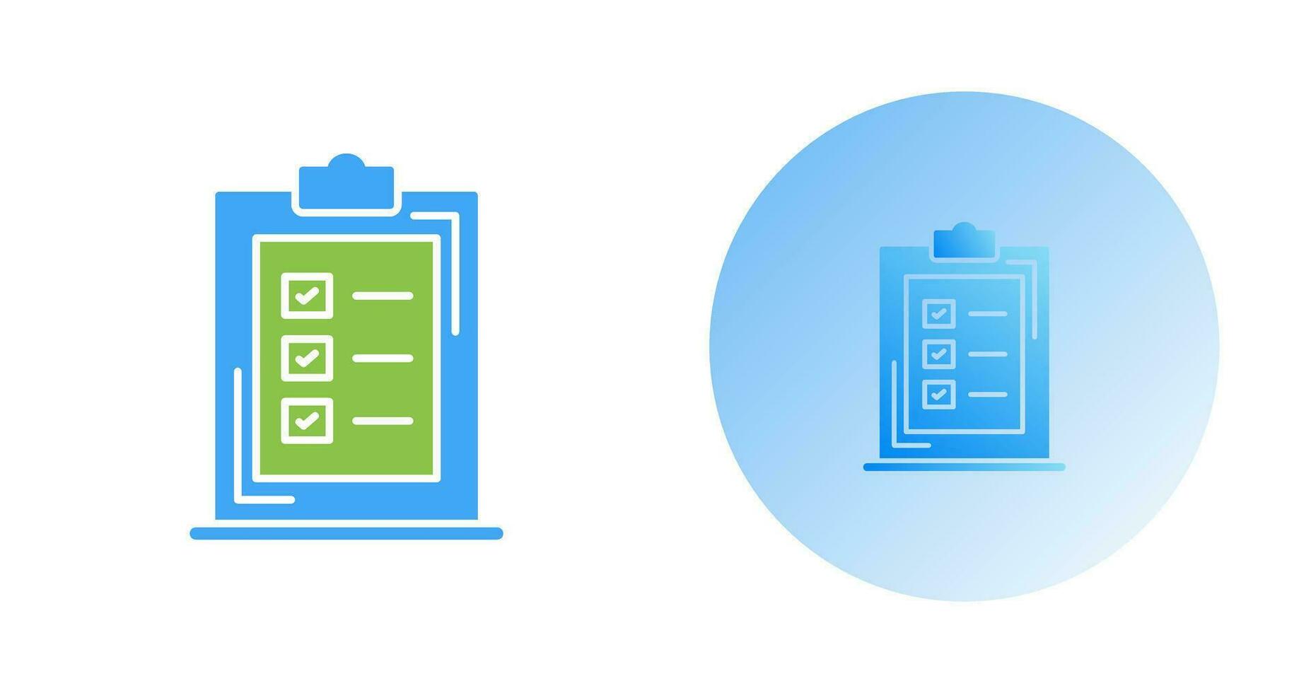 Checklist Vector Icon