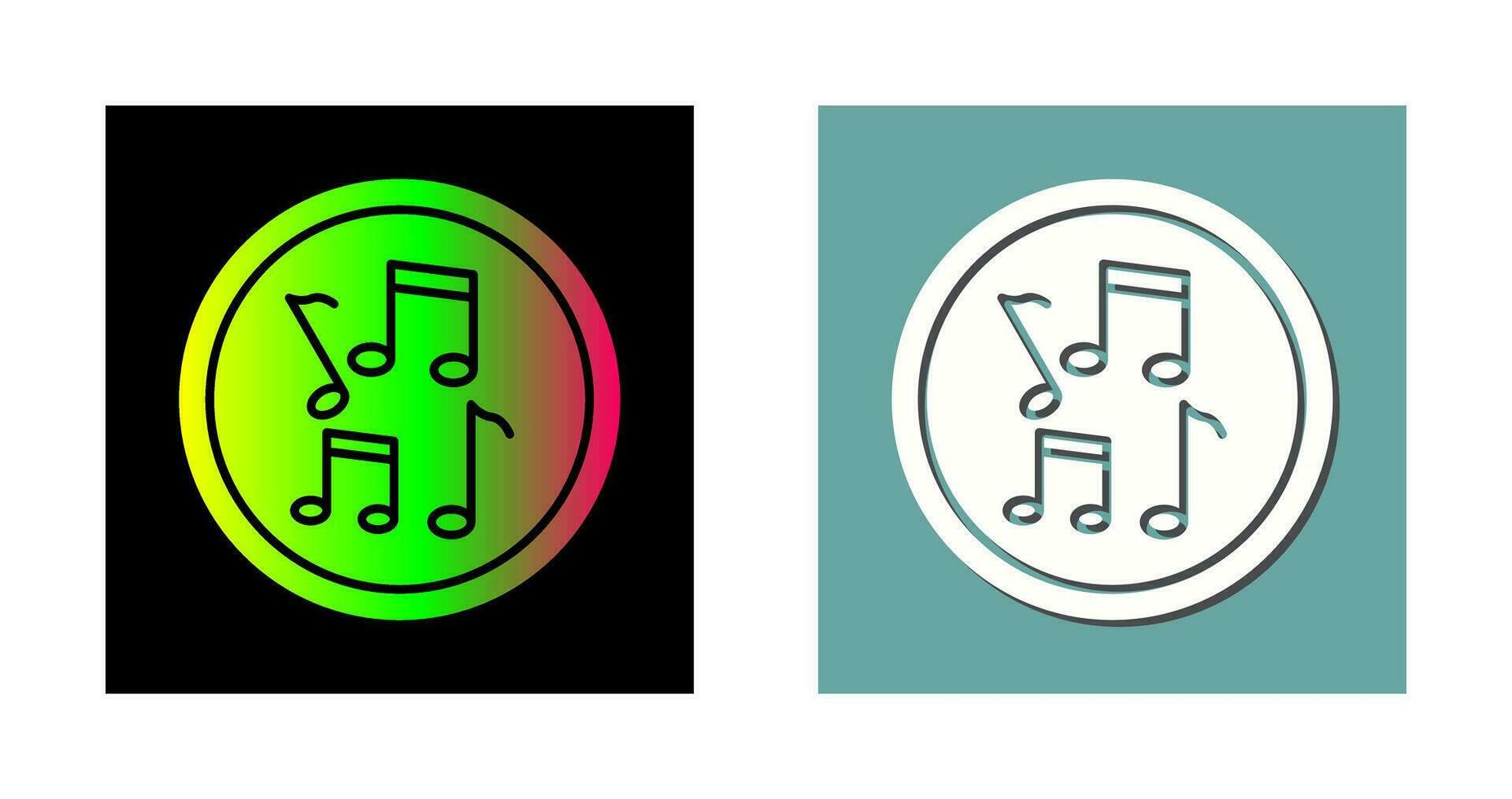 Musical Notes Vector Icon