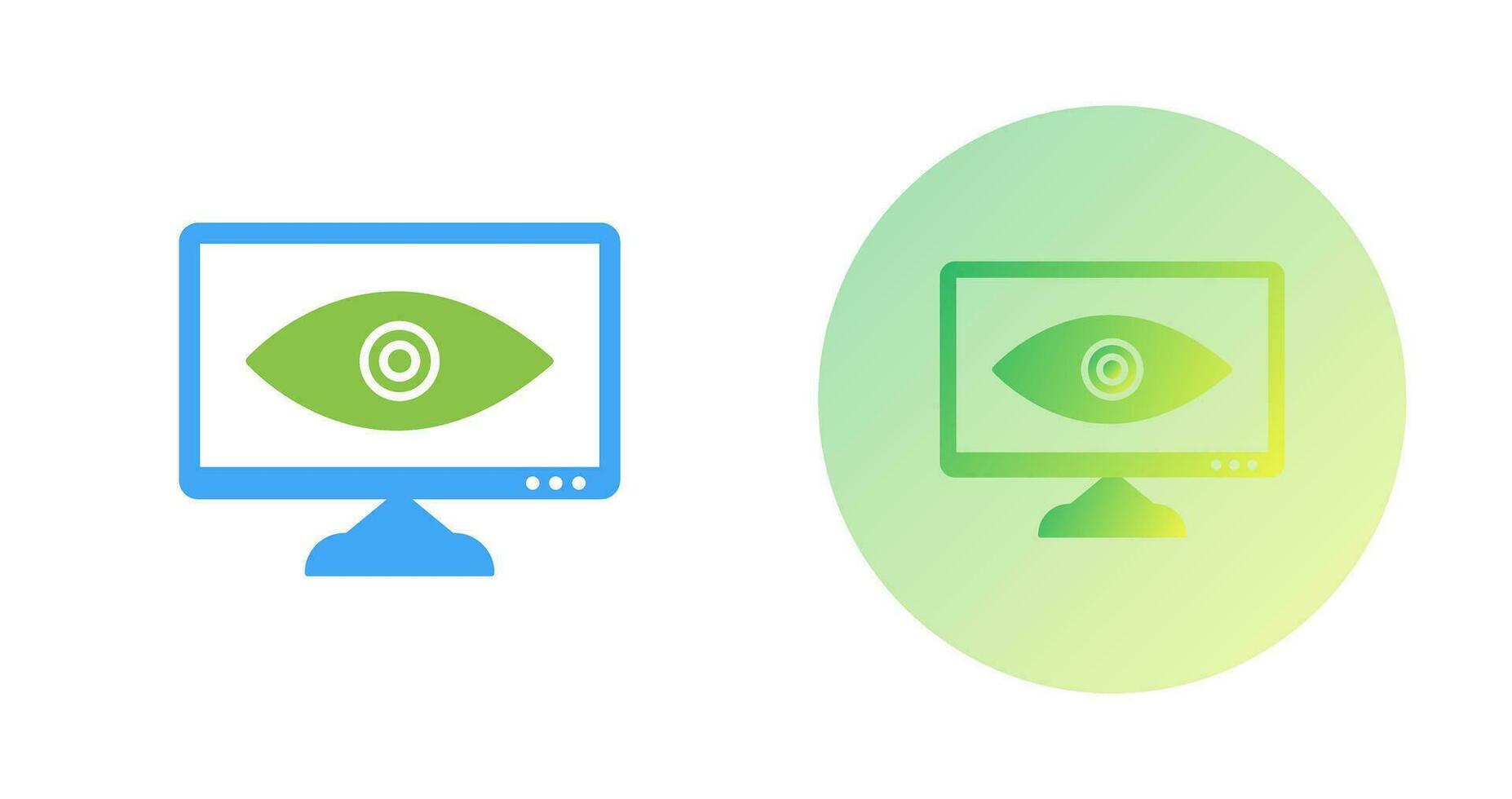 Unique Web Visibility Vector Icon