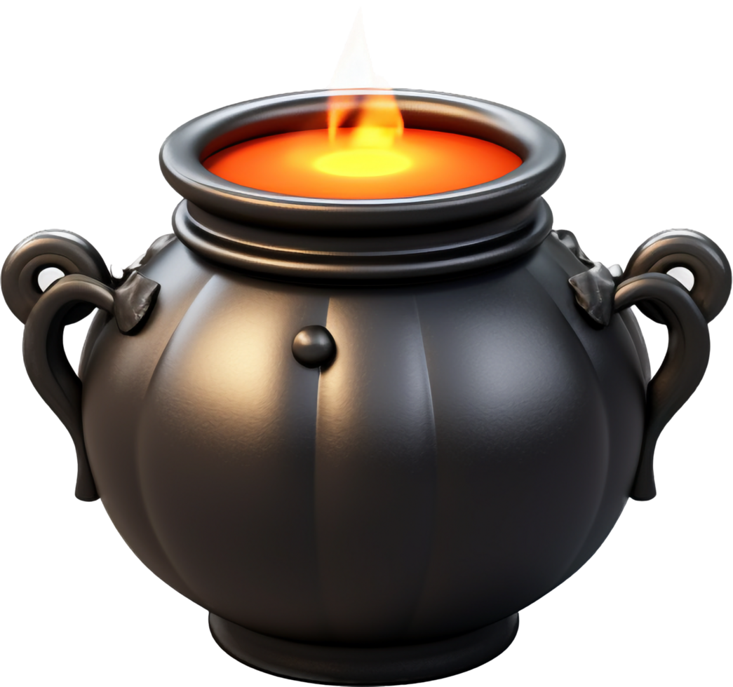 Cauldron png with AI generated.