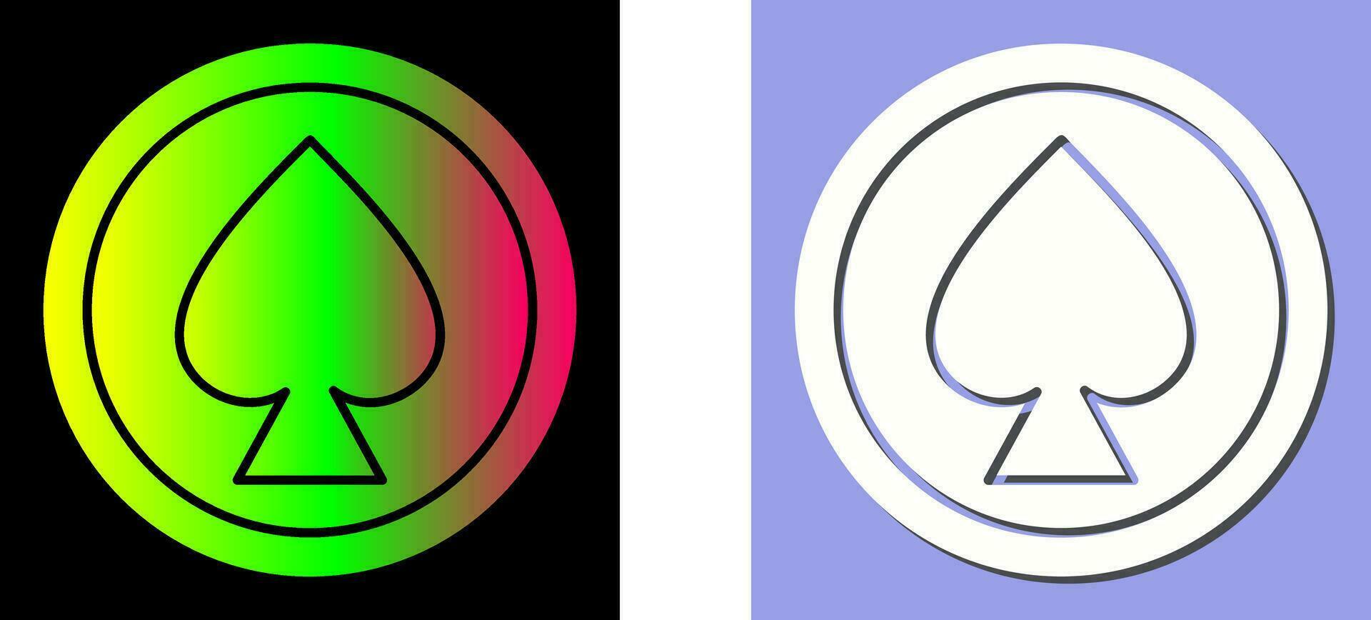 Unique Spade Vector Icon