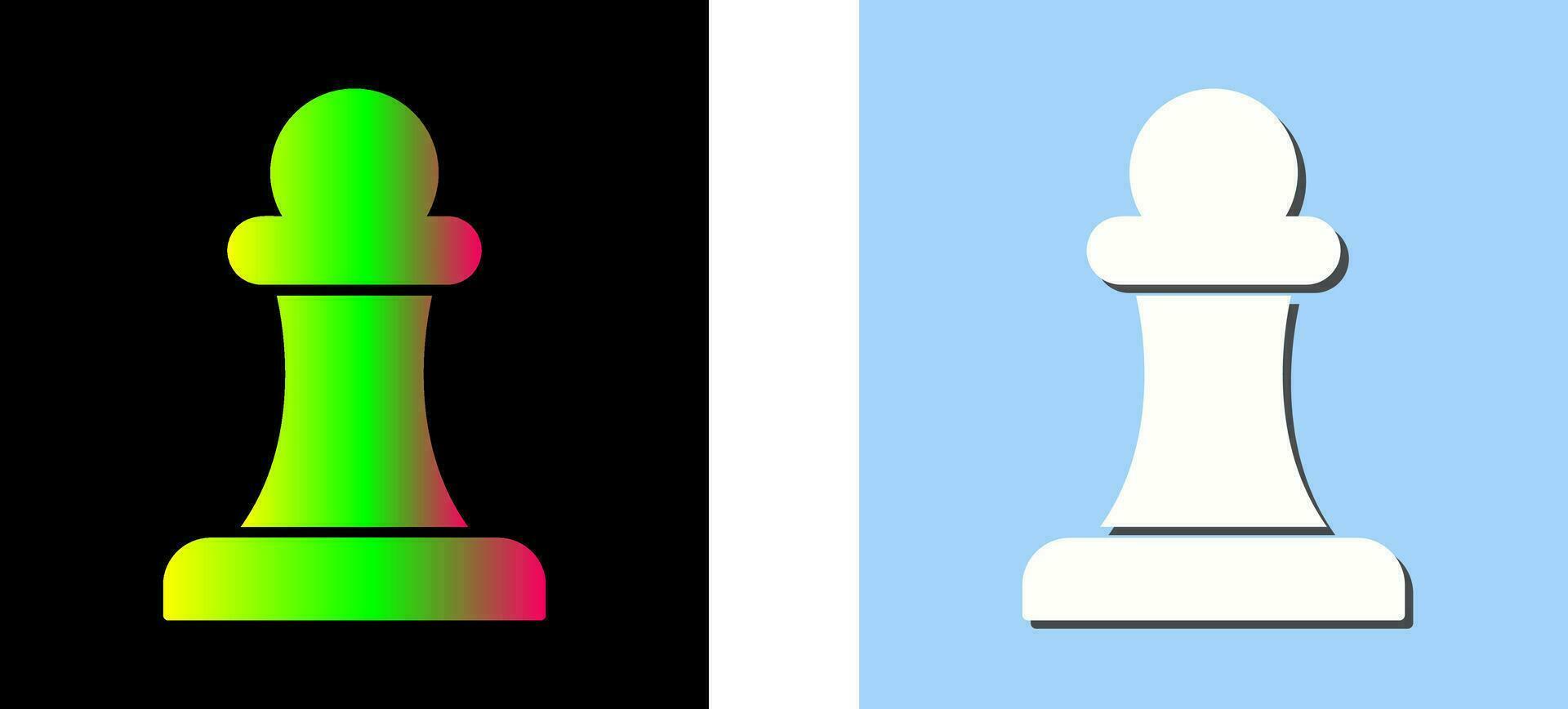 Unique Pawn Vector Icon