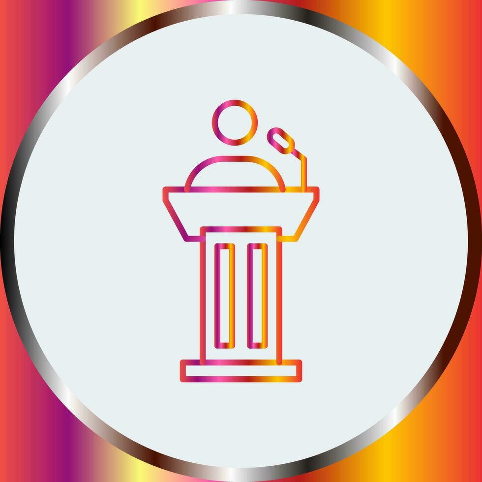 Podium Vector Icon