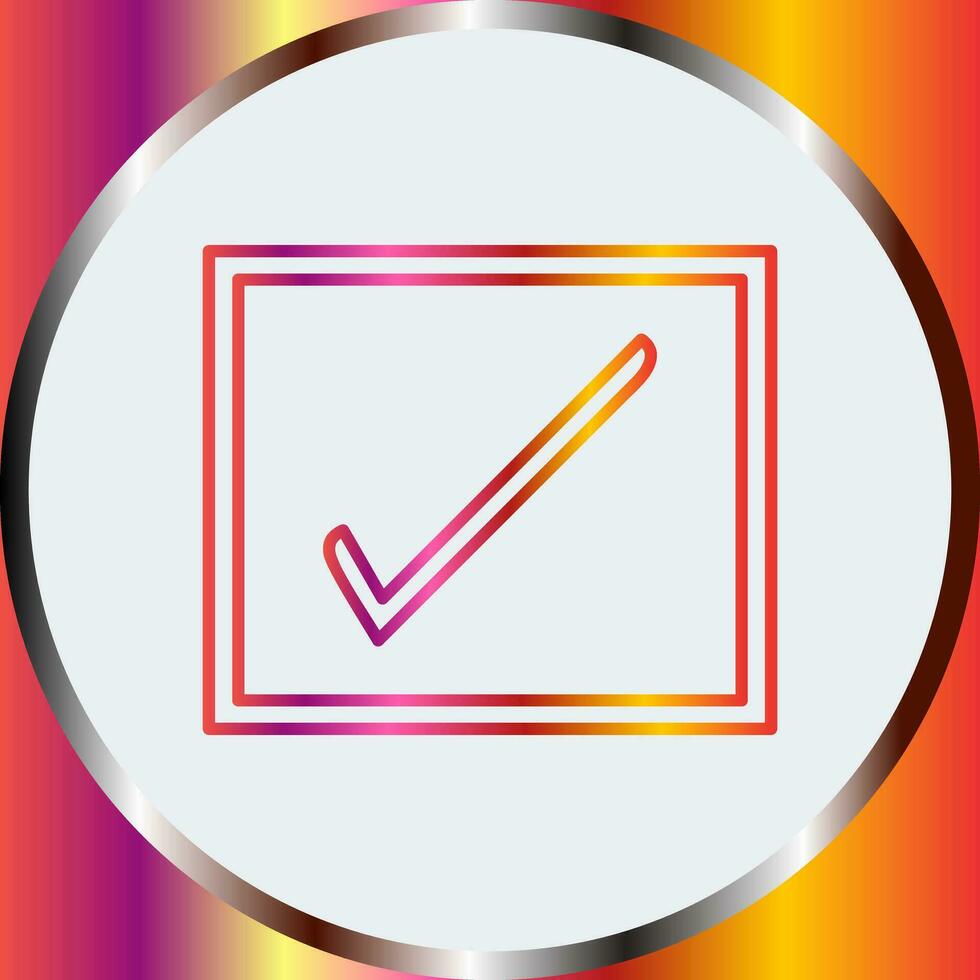 Checkbox Vector Icon