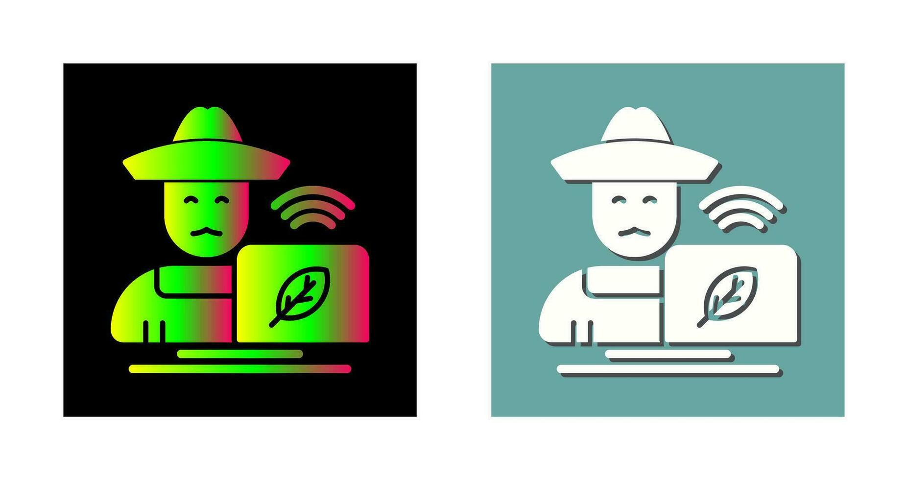 Farmer Vector Icon