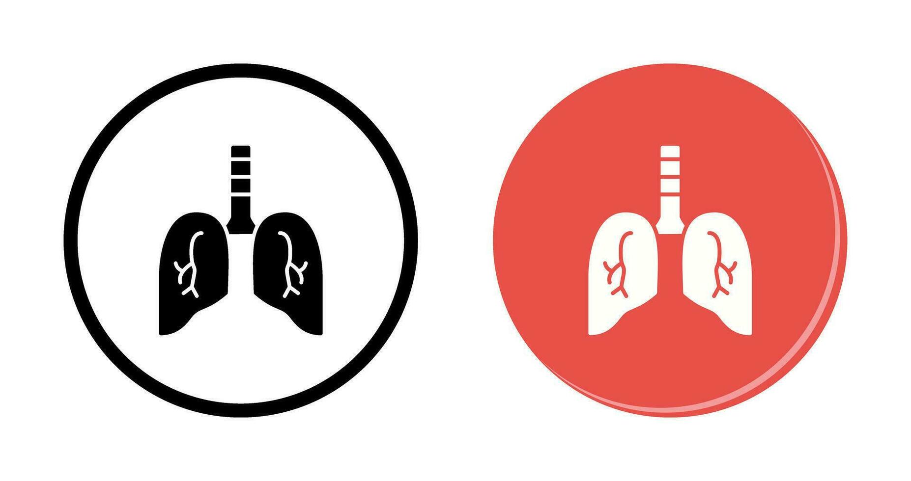 Lung Vector Icon