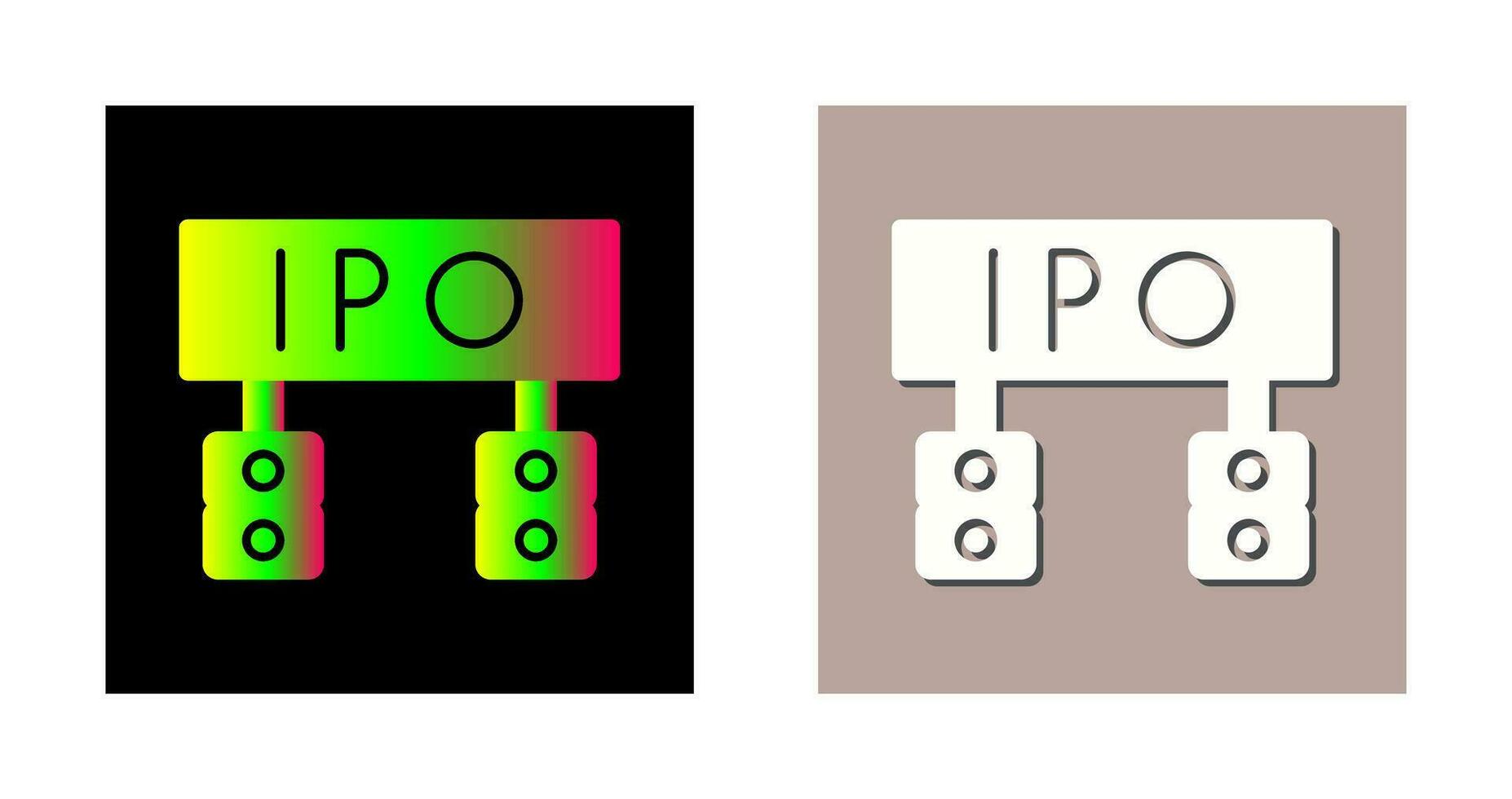 icono de vector de ipo