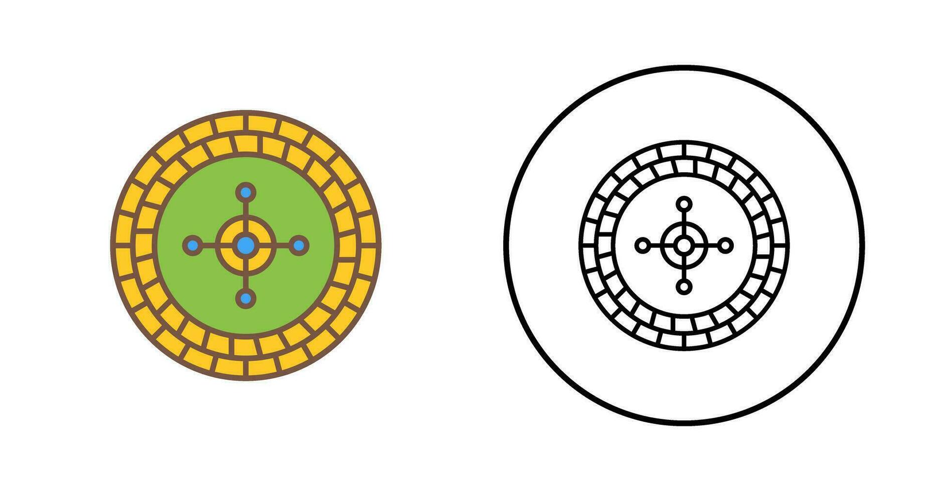 Roulette Vector Icon