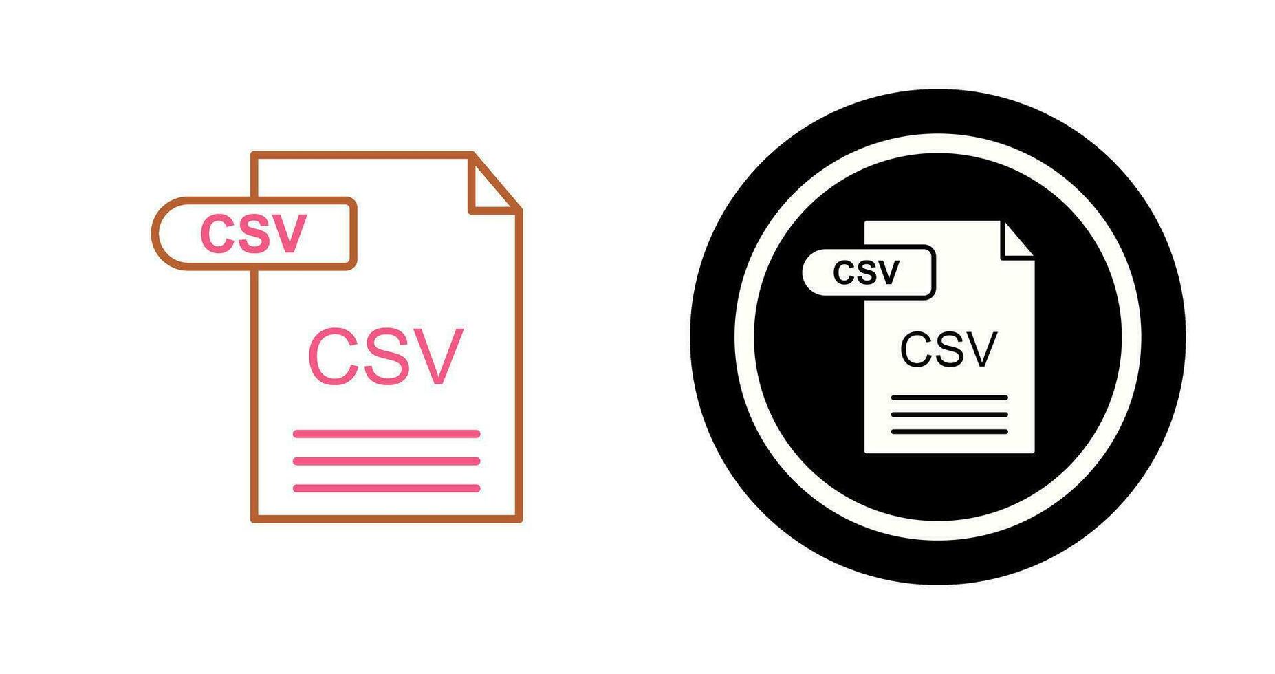 CSV Vector Icon