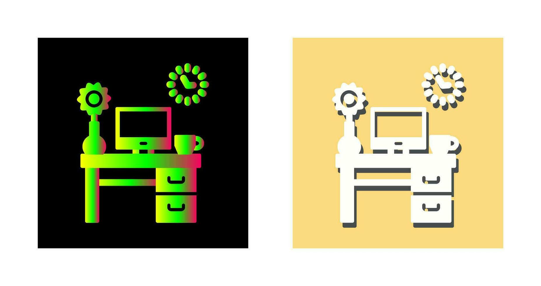 Work Table Vector Icon