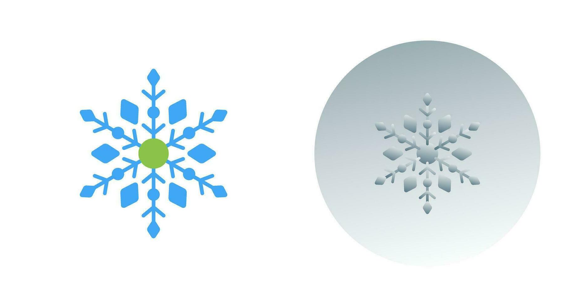 icono de vector de copo de nieve