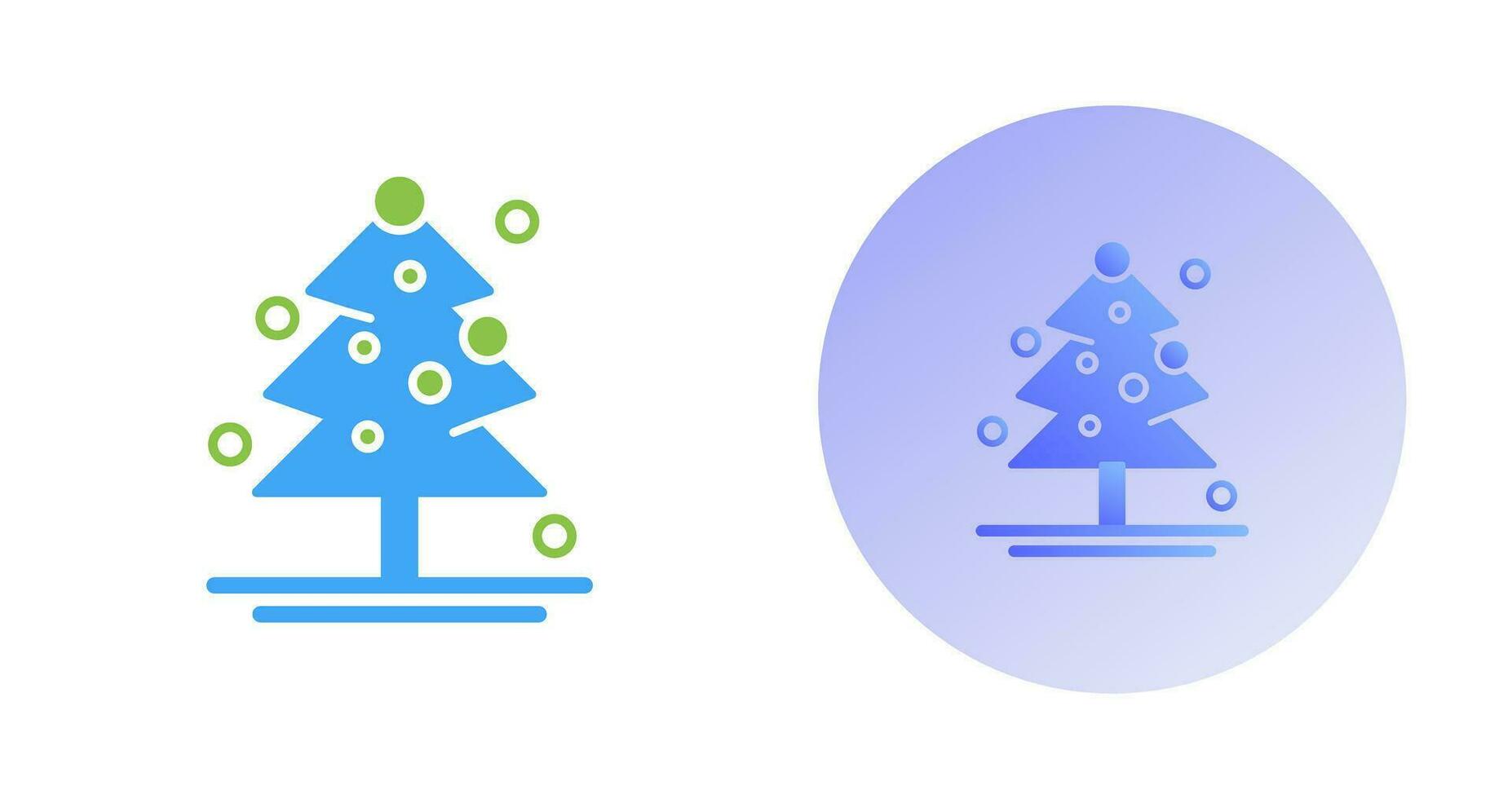 icono de vector de árbol de navidad