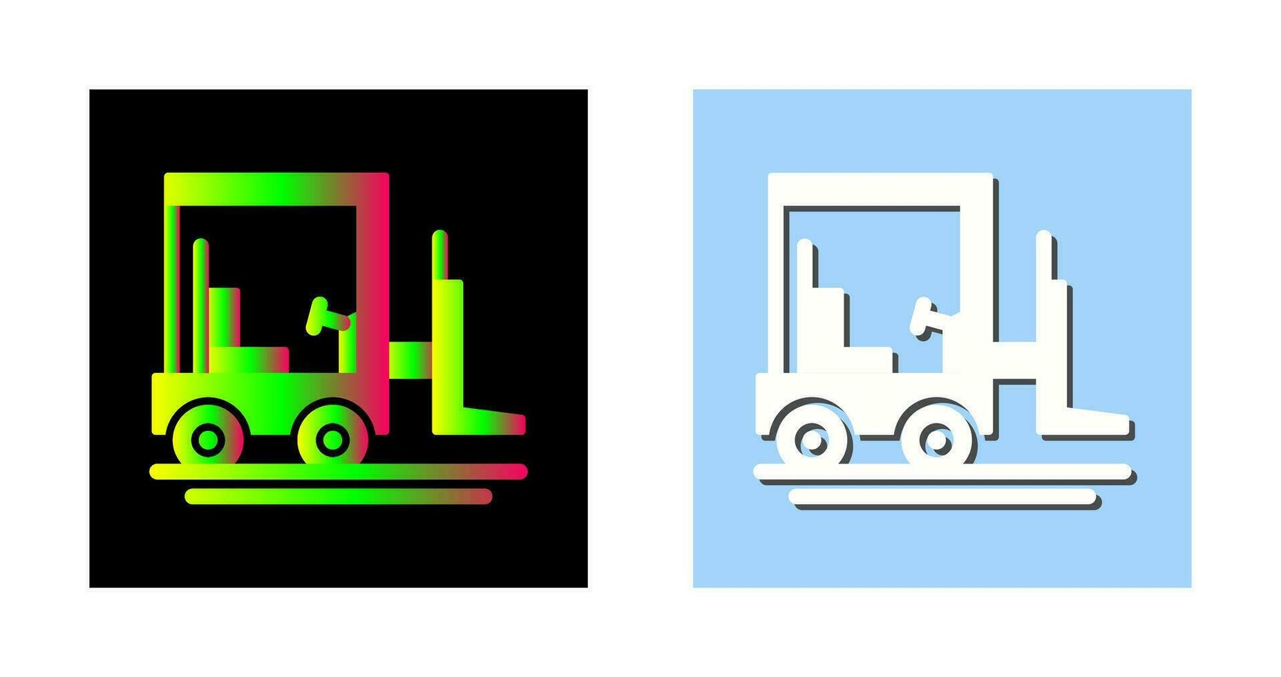 Forklift Vector Icon