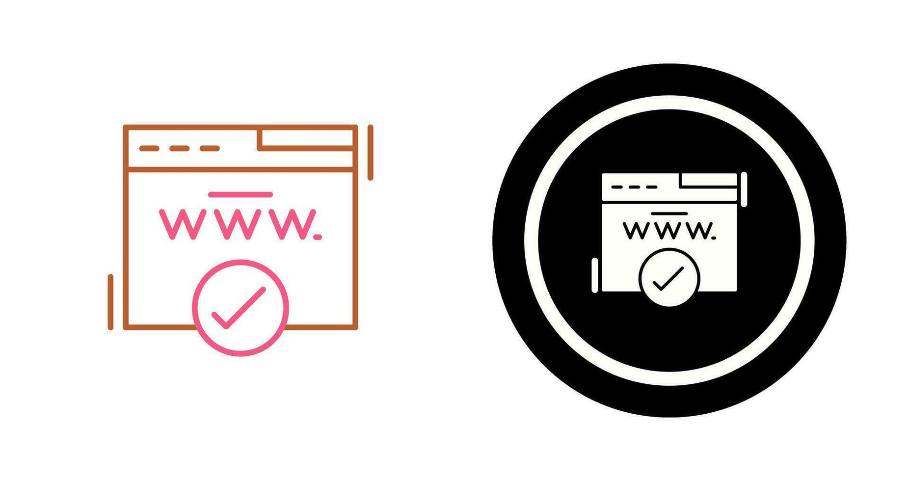 Domain Vector Icon