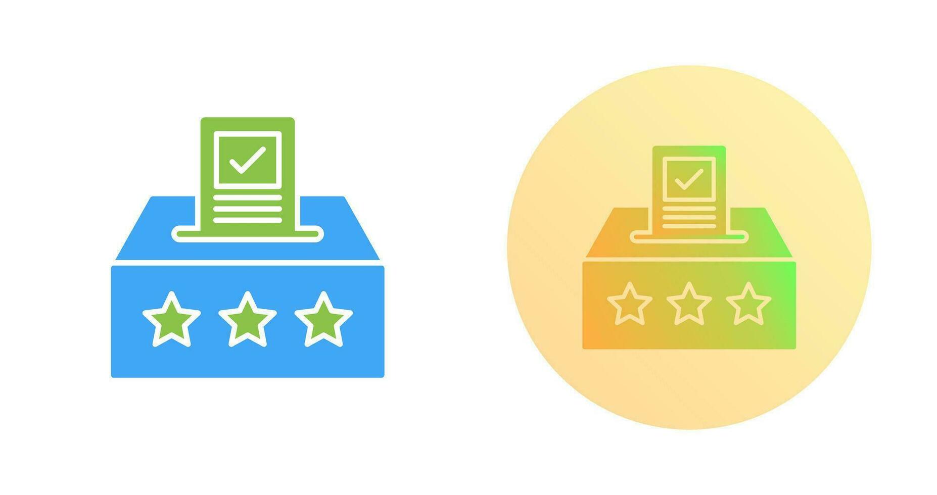 Ballot Vector Icon
