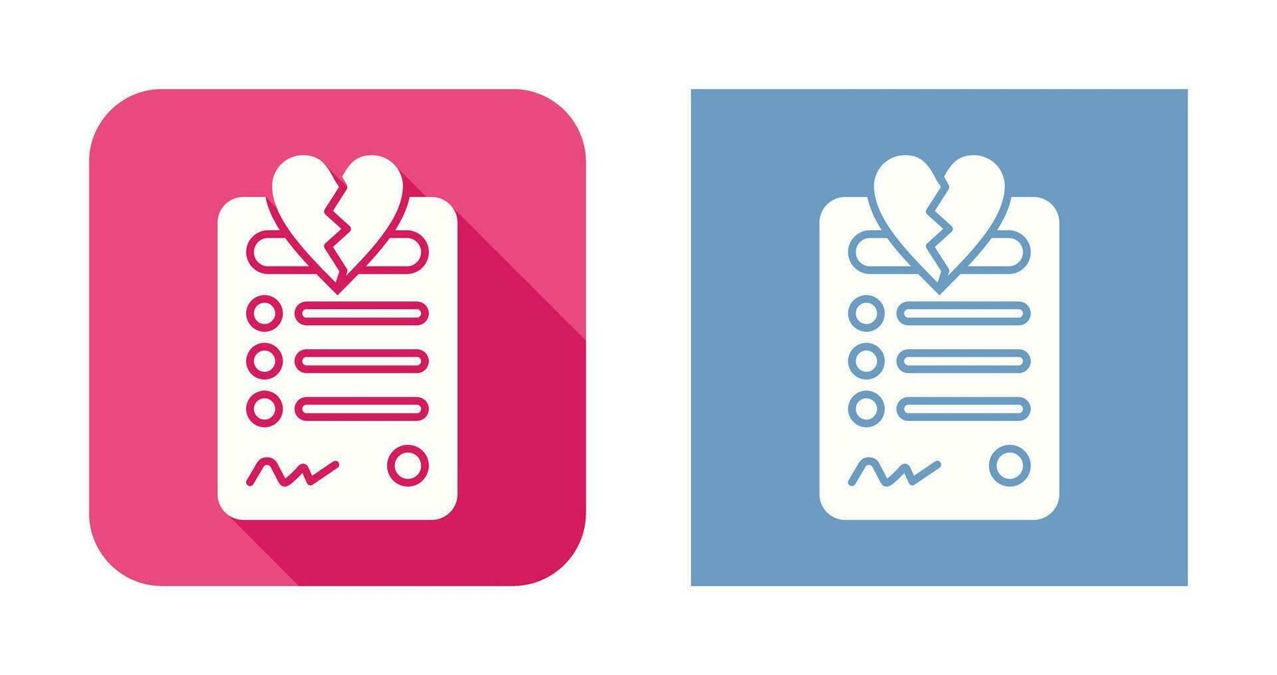 Divorce Vector Icon