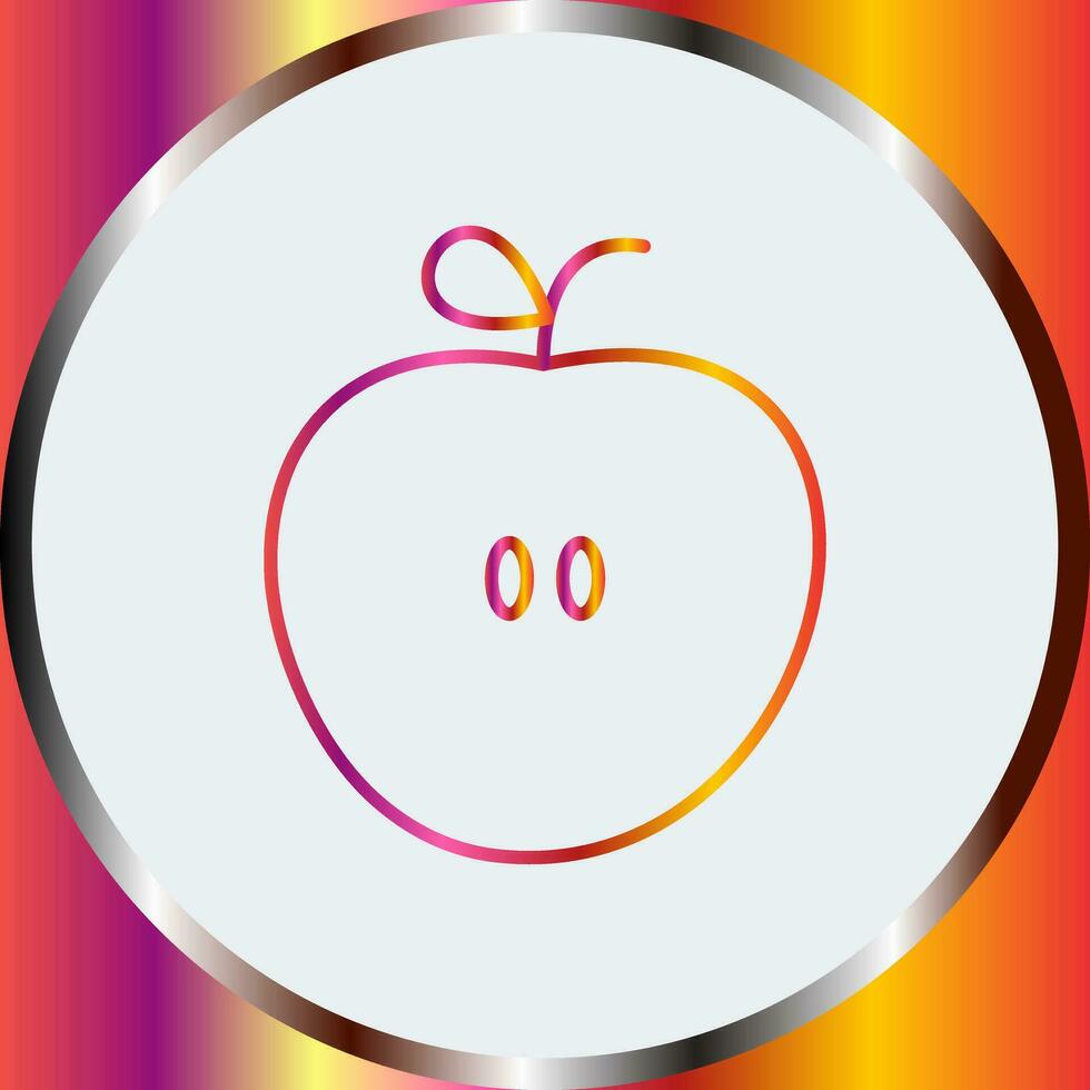 icono de vector de manzanas