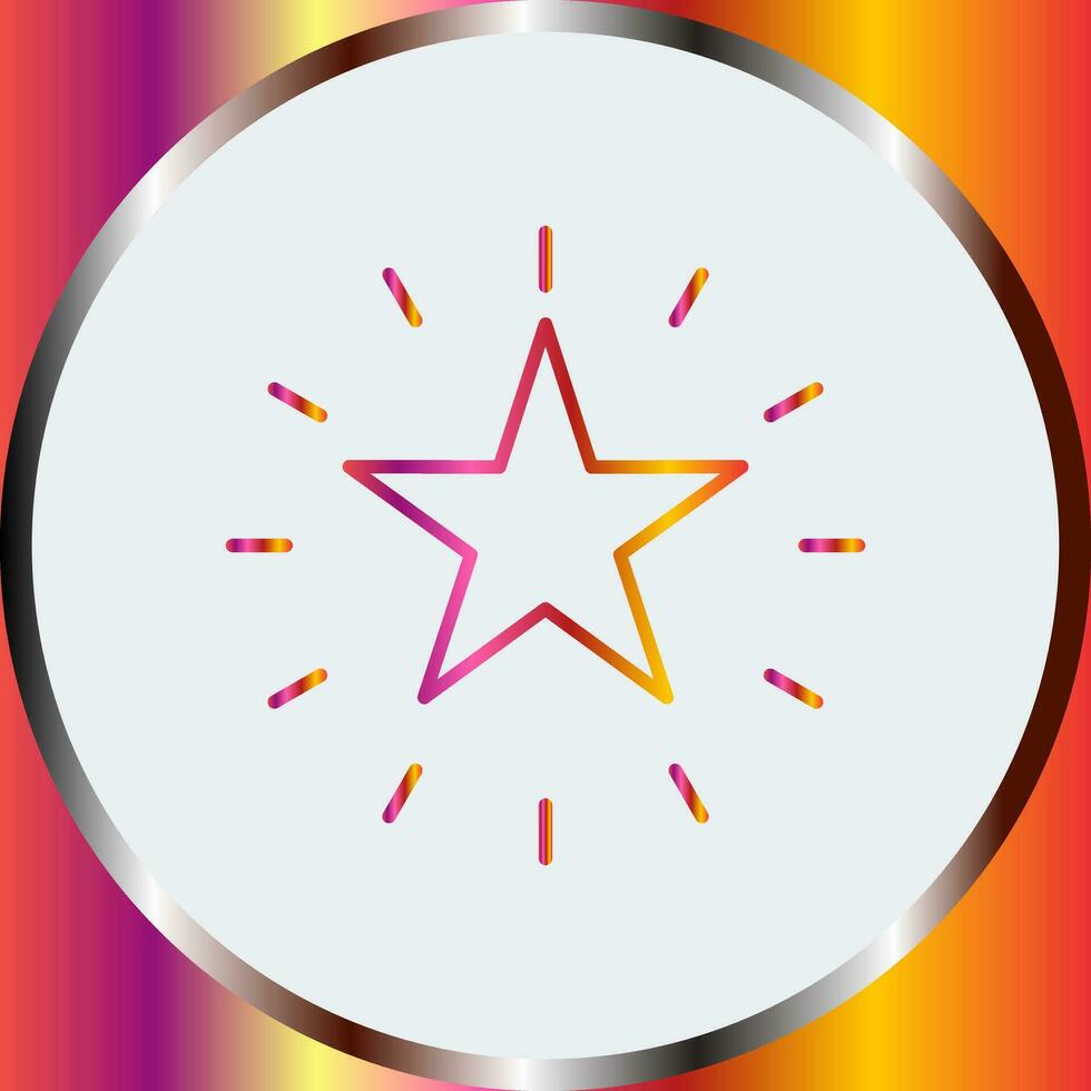 Unique Star Vector Icon