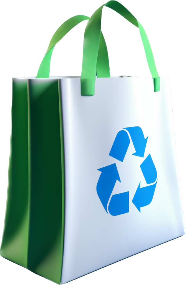 Reusable bag png with AI generated.
