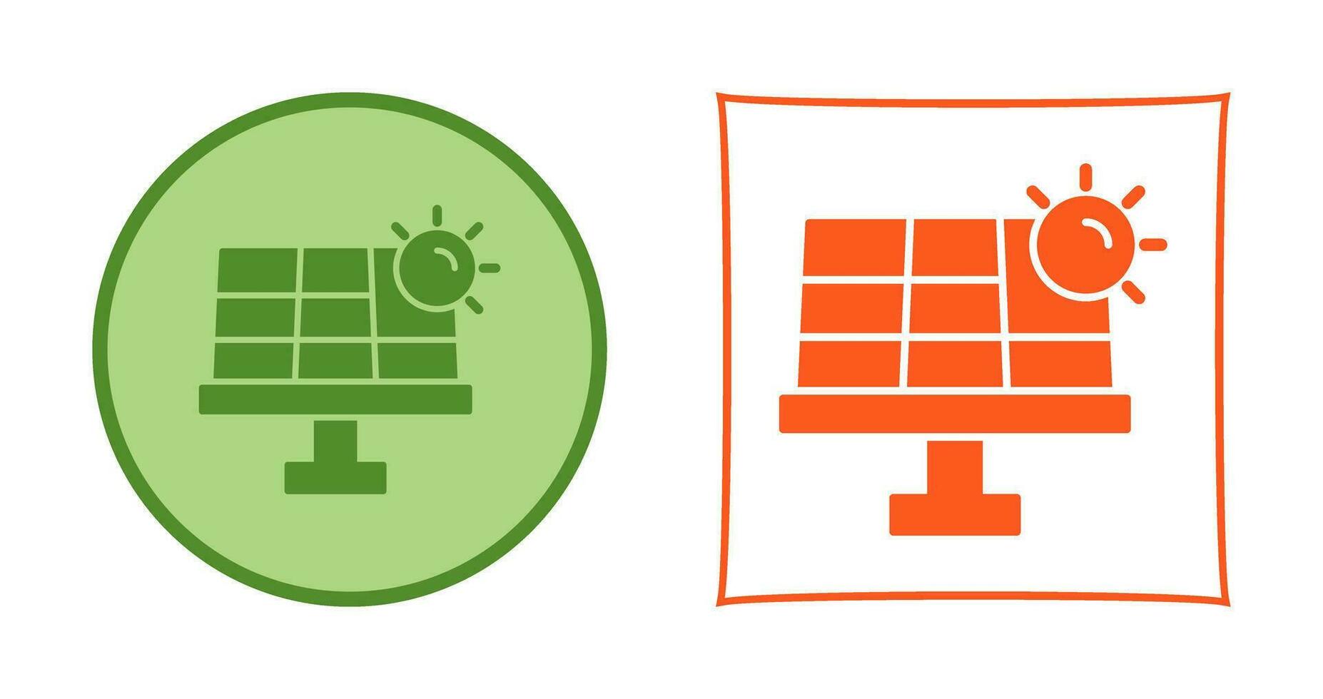 icono de vector de energía solar