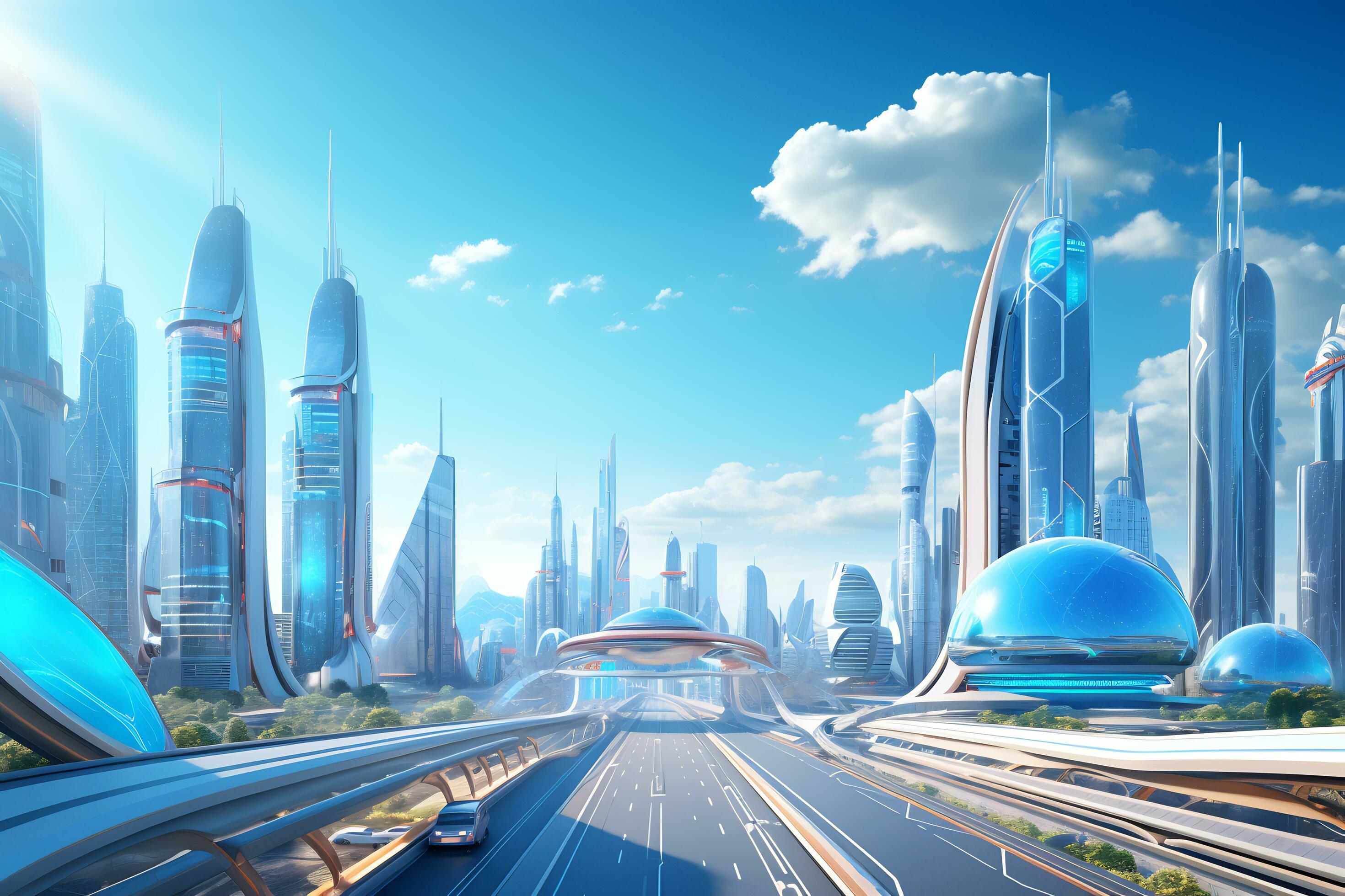 Ai Generative Dynamic And Futuristic City Skyline 30576384 Stock Photo Ai Generative Dynamic And Futuristic City Skyline 30576384 Stock Photo