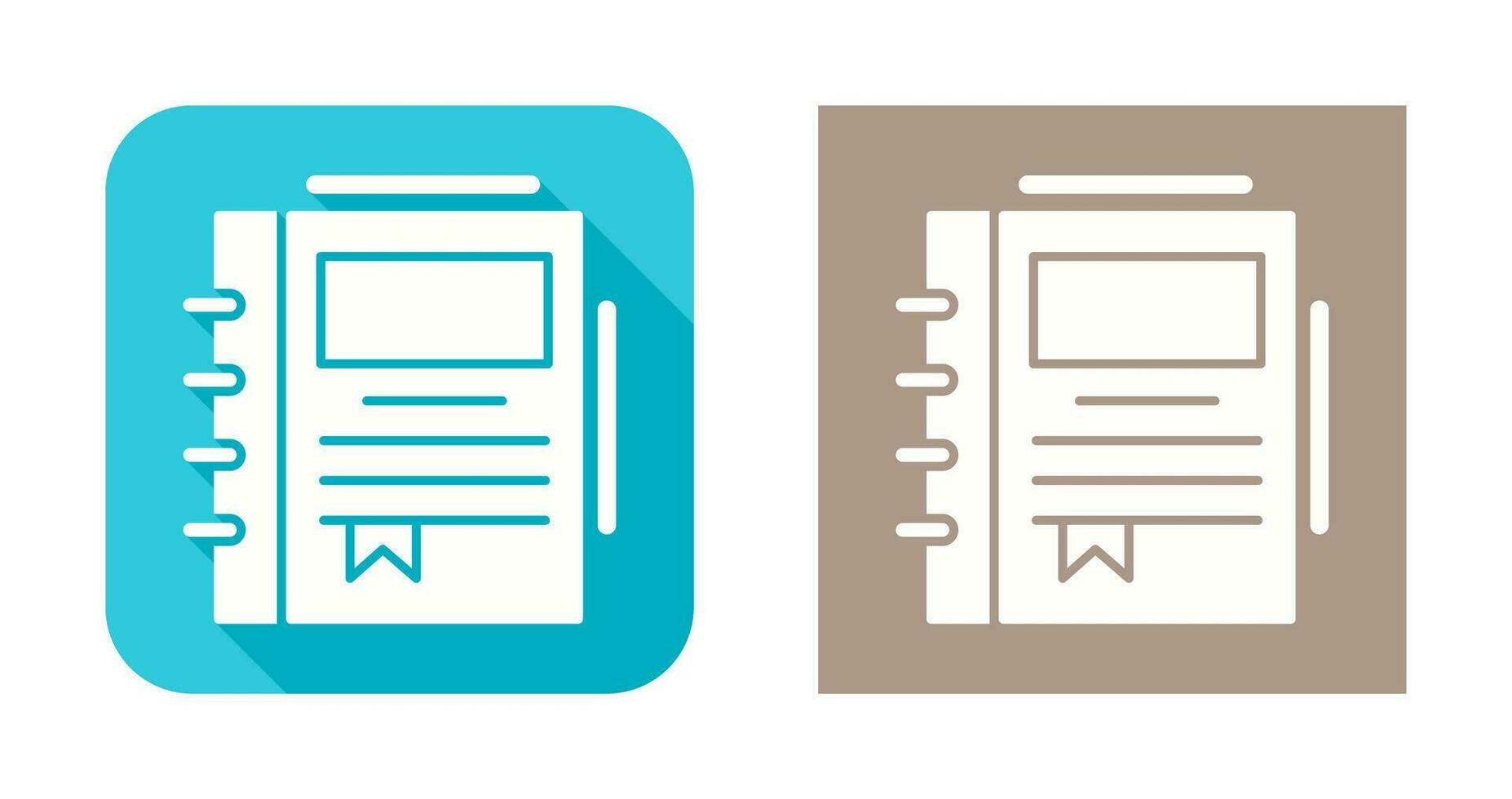 Spring Notebook Vector Icon