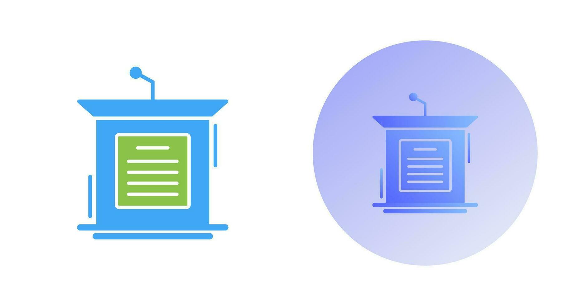 Podium Vector Icon