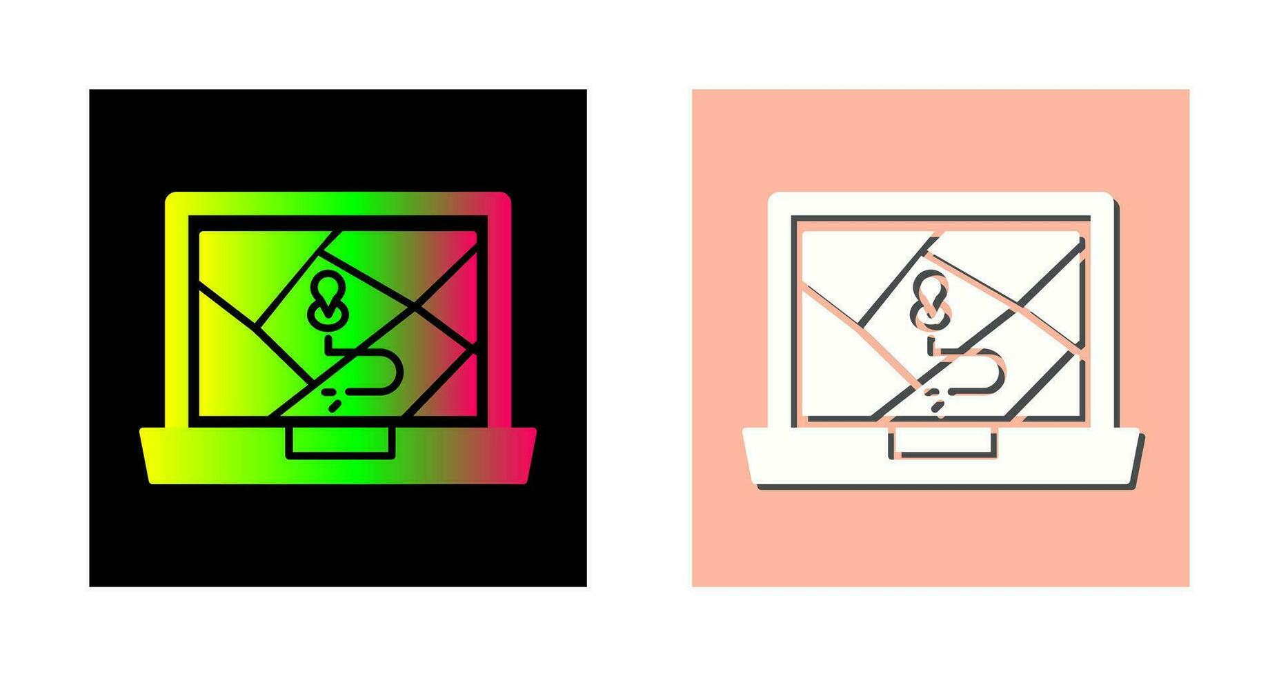 Google Map Vector Icon
