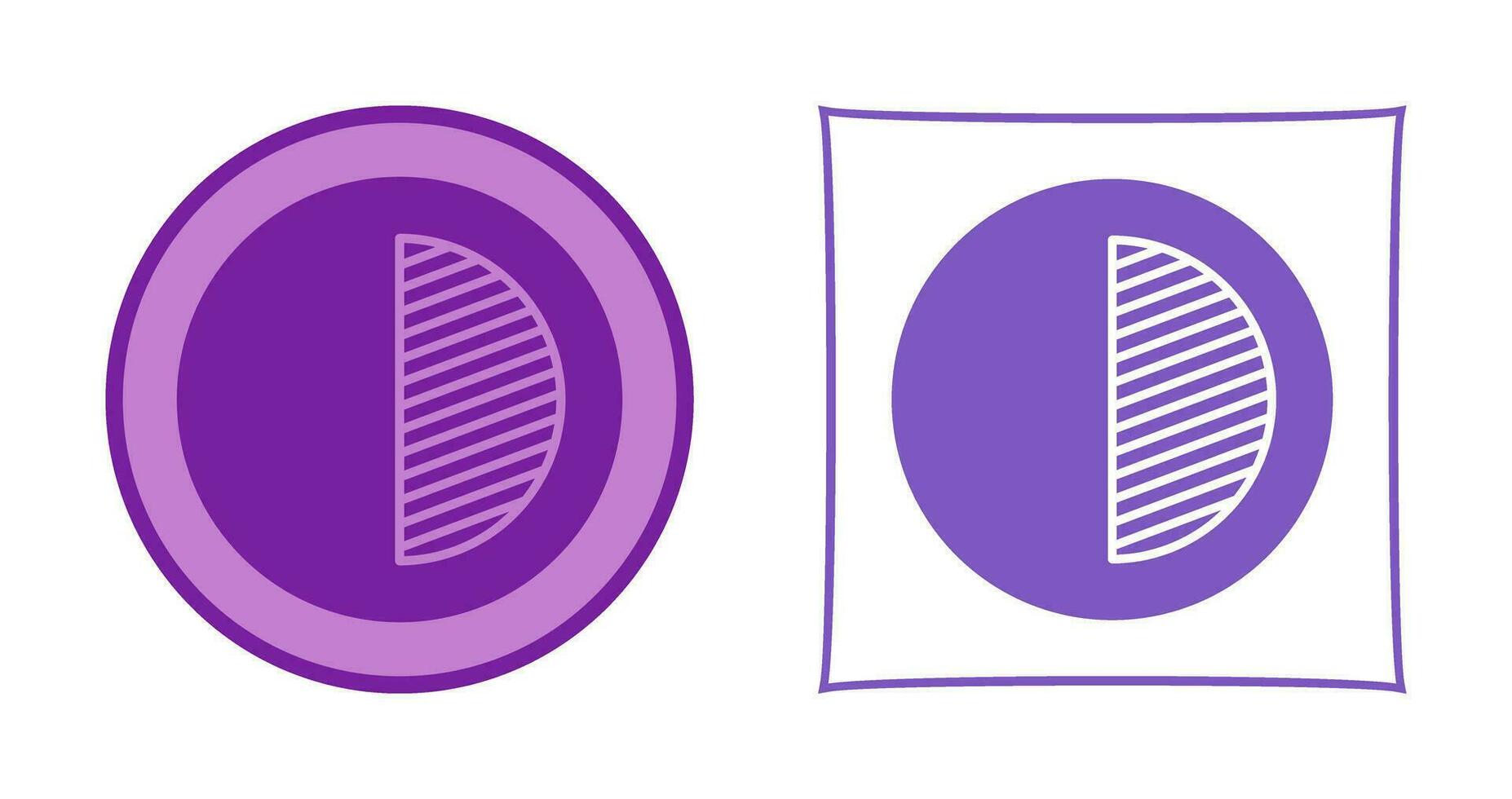 Unique Contrast Vector Icon