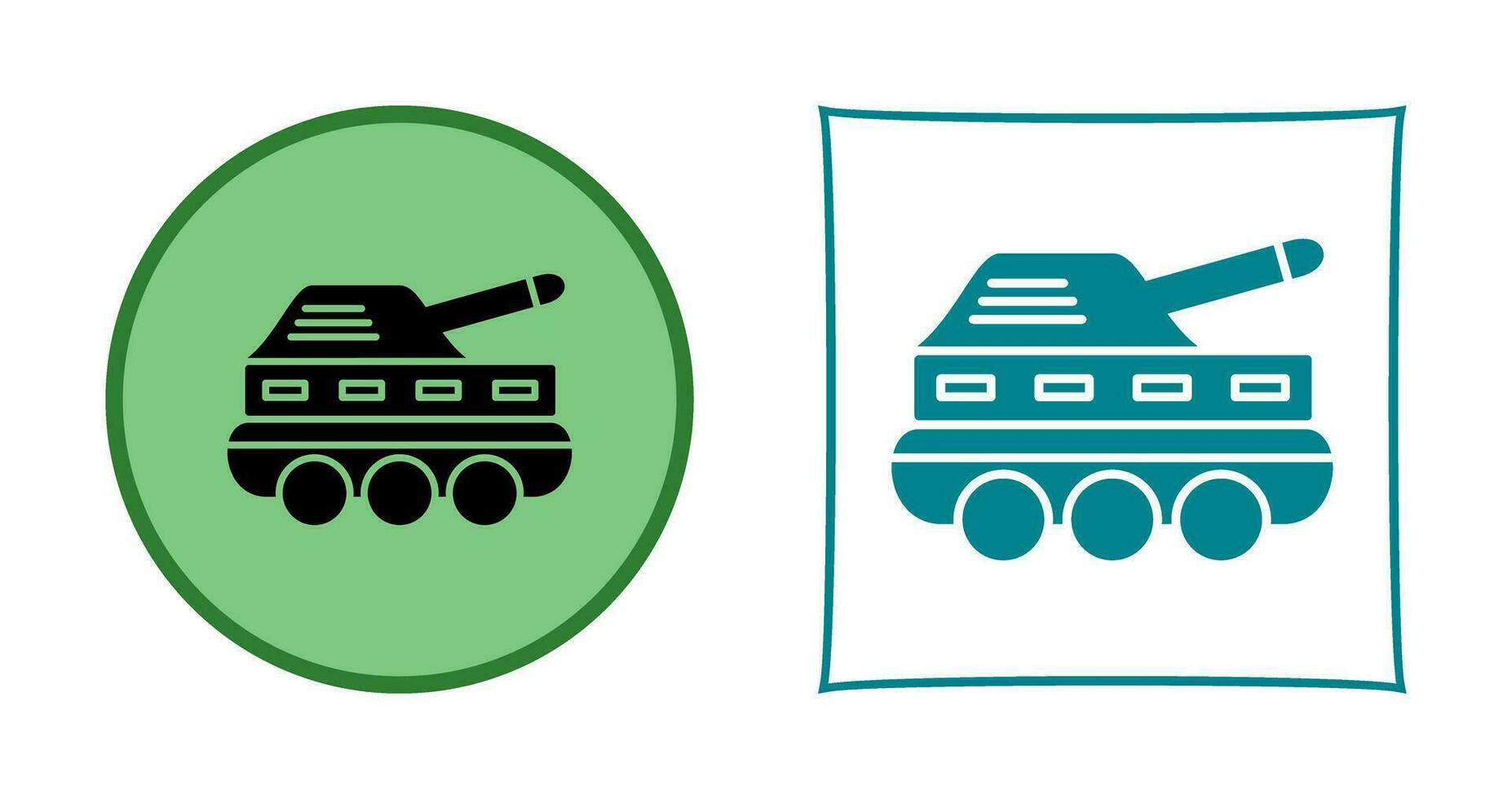 icono de vector de tanque de infantería