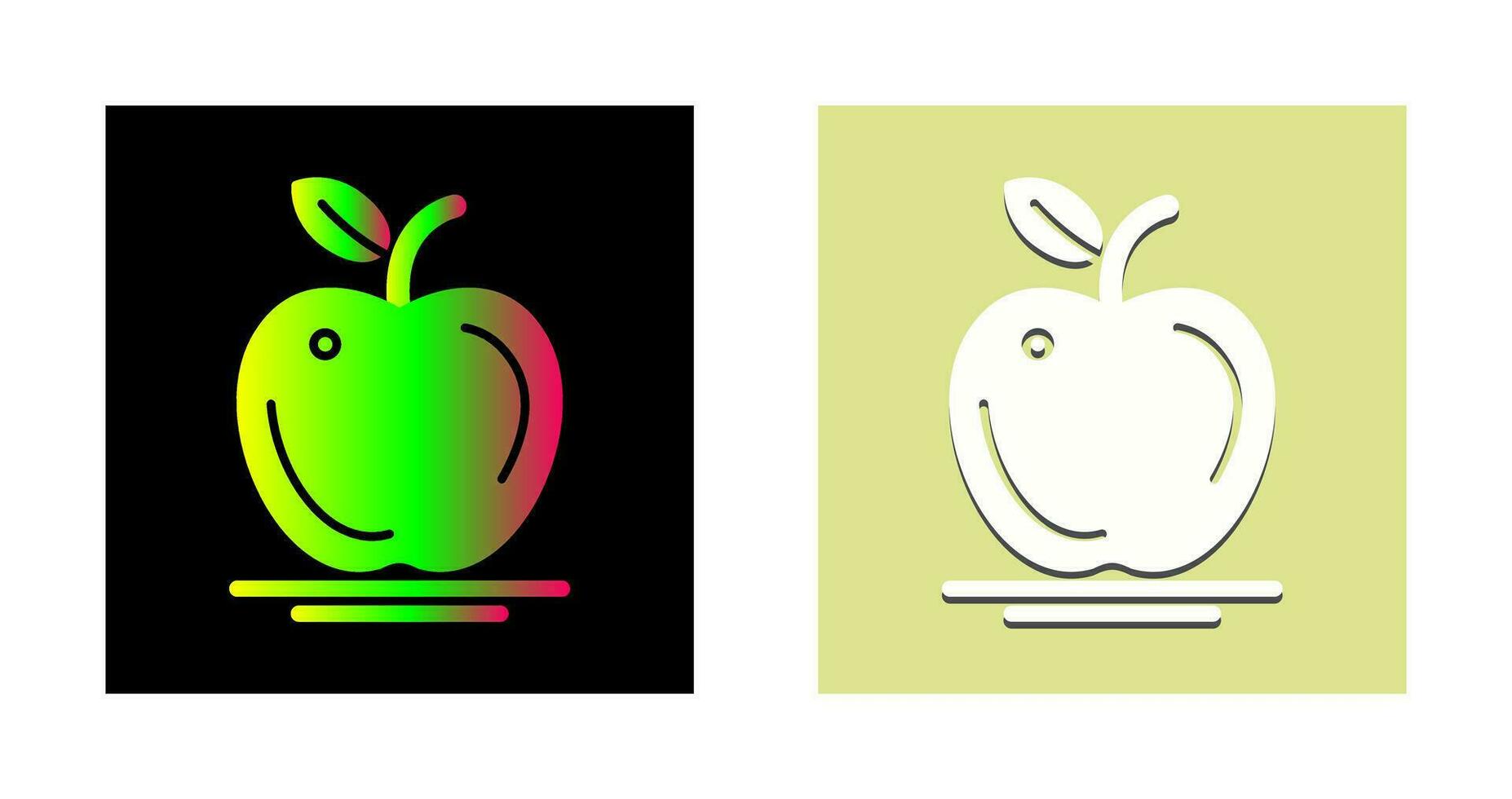 icono de vector de manzana