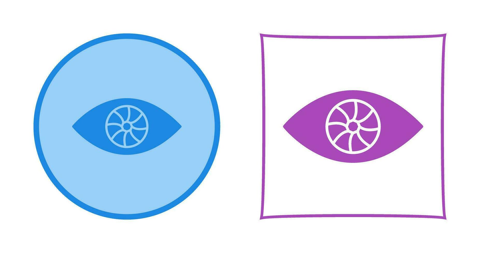 Unique Eye Vector Icon